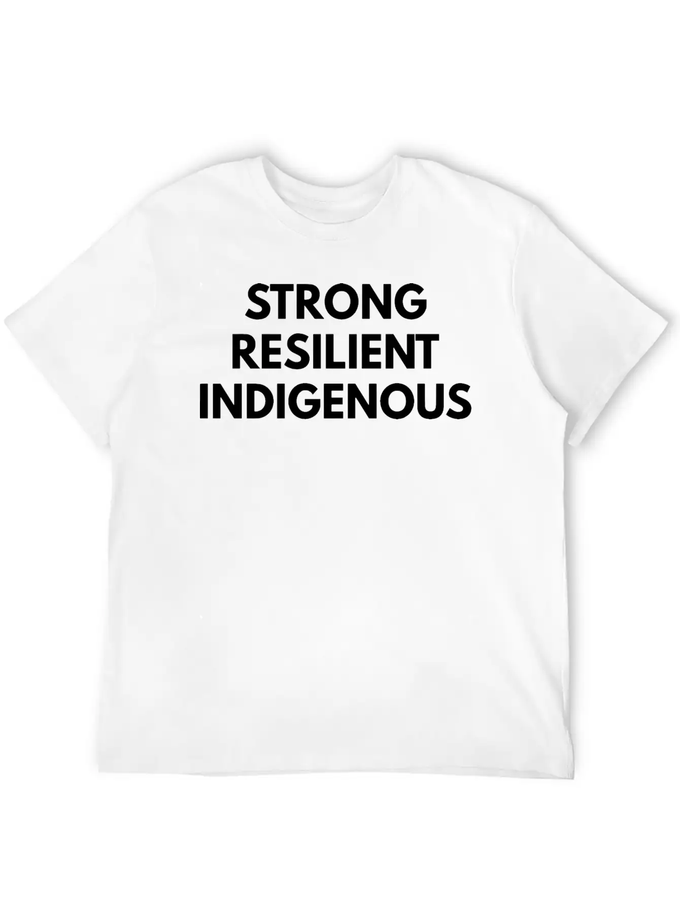 Strong Resilient Indigenous Lightweight Cotton T-Shirt – Daily Comfort Graphic Shirt