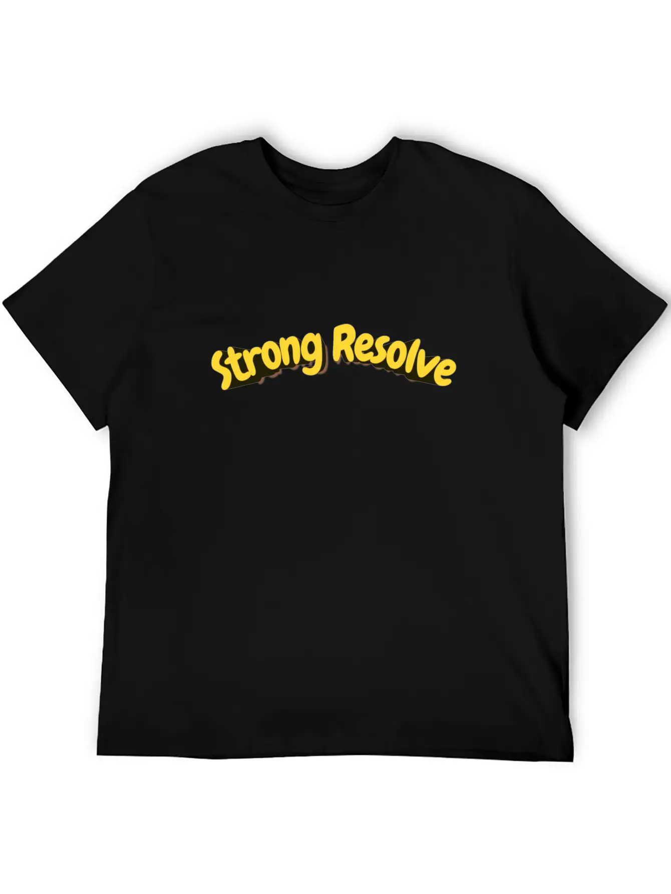 Strong Resolve Basic Graphic T-Shirt – Daily Comfort In Soft Cotton