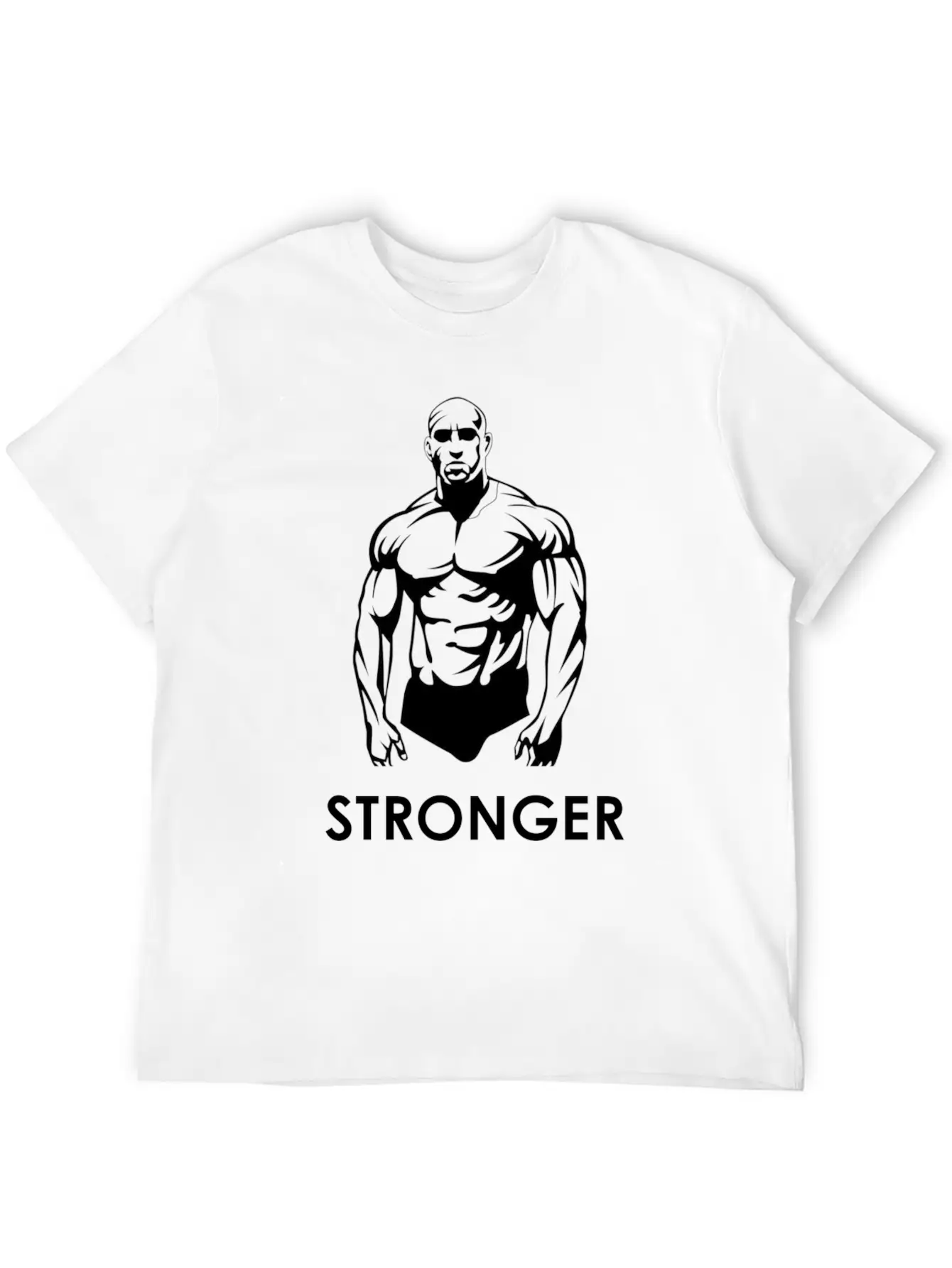 Stronger Print Lightweight Cotton T-Shirt – Daily Comfort Graphic Shirt