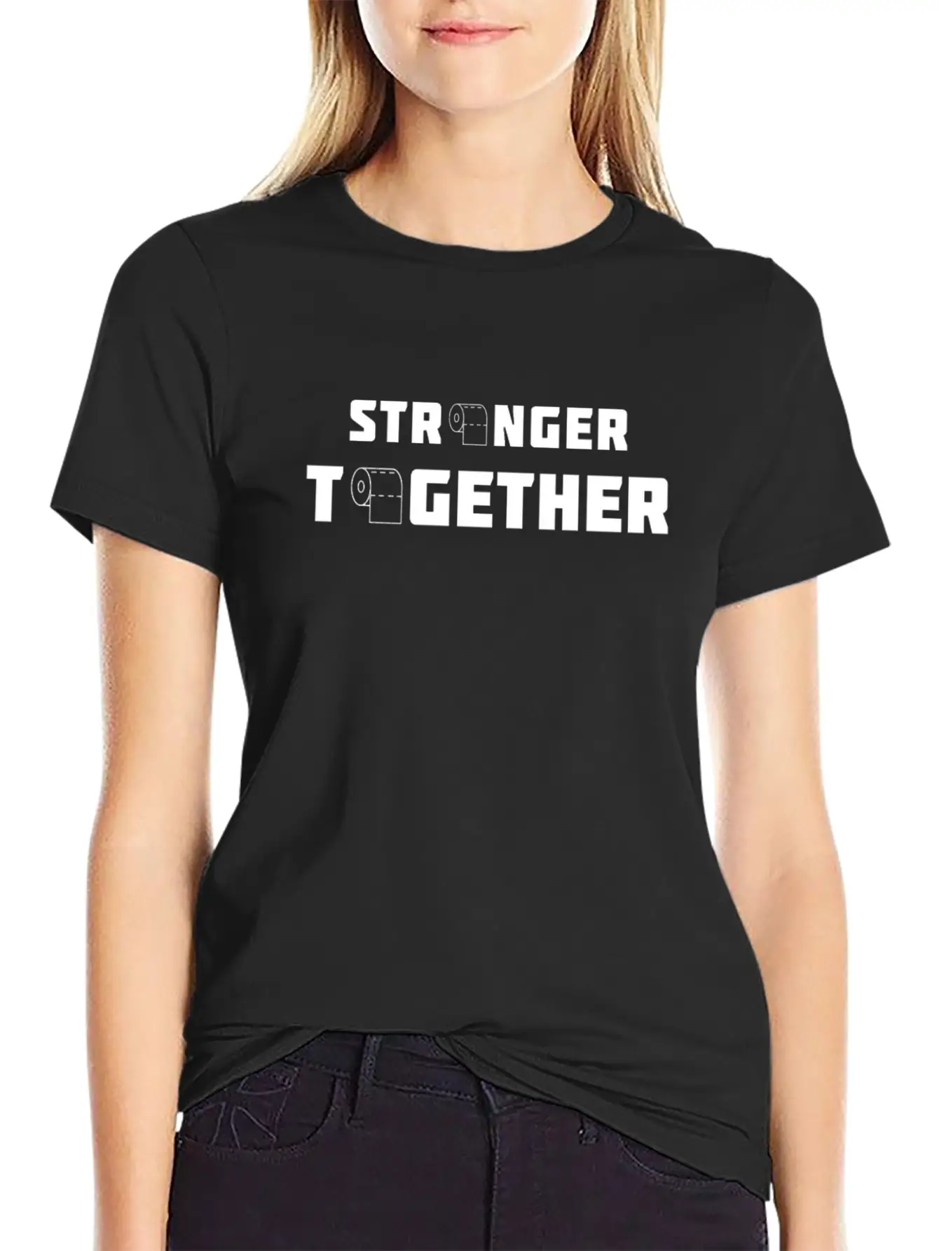 Stronger Together — Toilet Rolls Basic Graphic T-Shirt – Daily Comfort In Soft Cotton