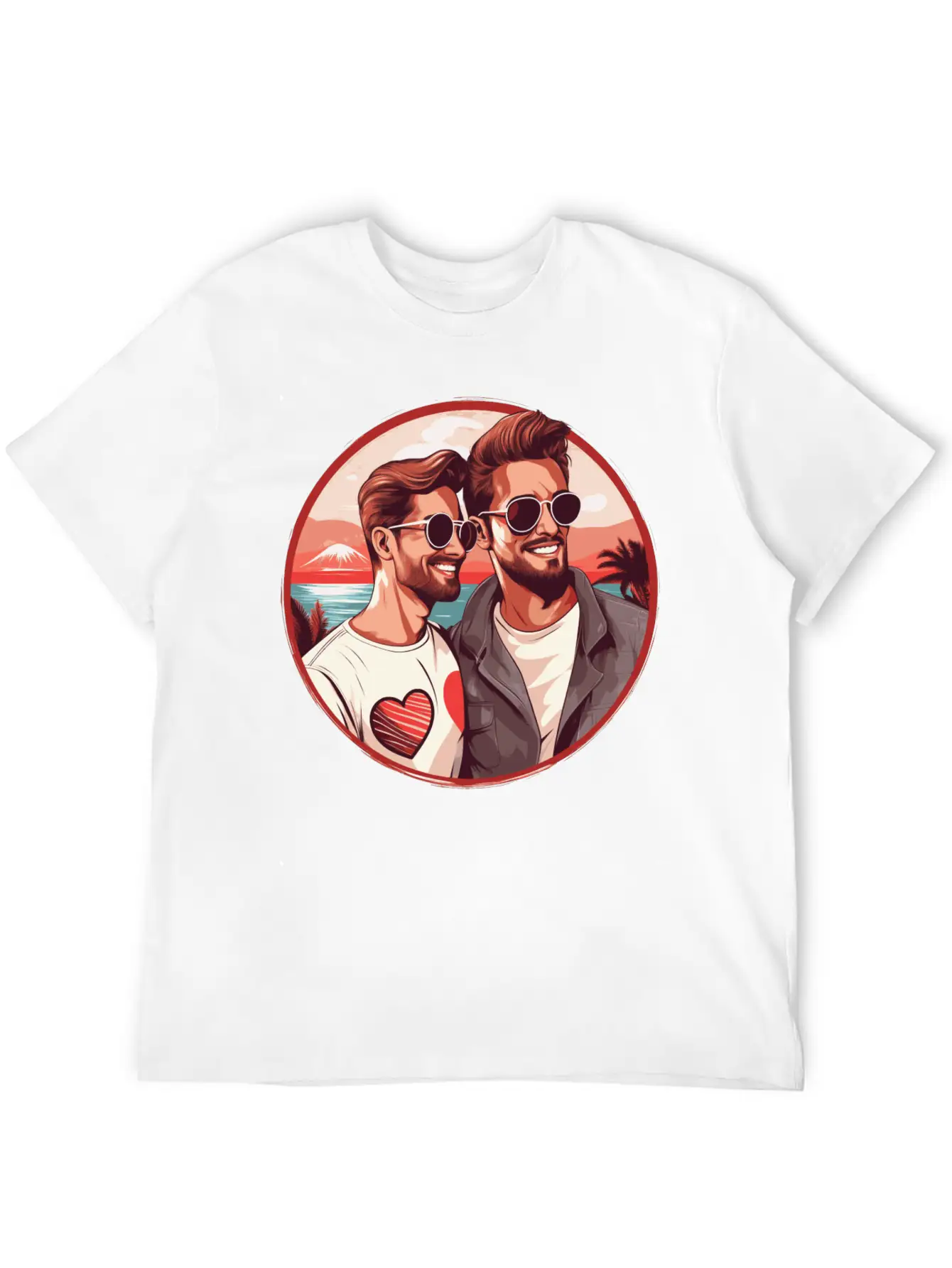 Stylish LGBT Gay Valentines Outfit Idea For Gays Essential Cotton Tee For Daily Outfits – Unisex Style