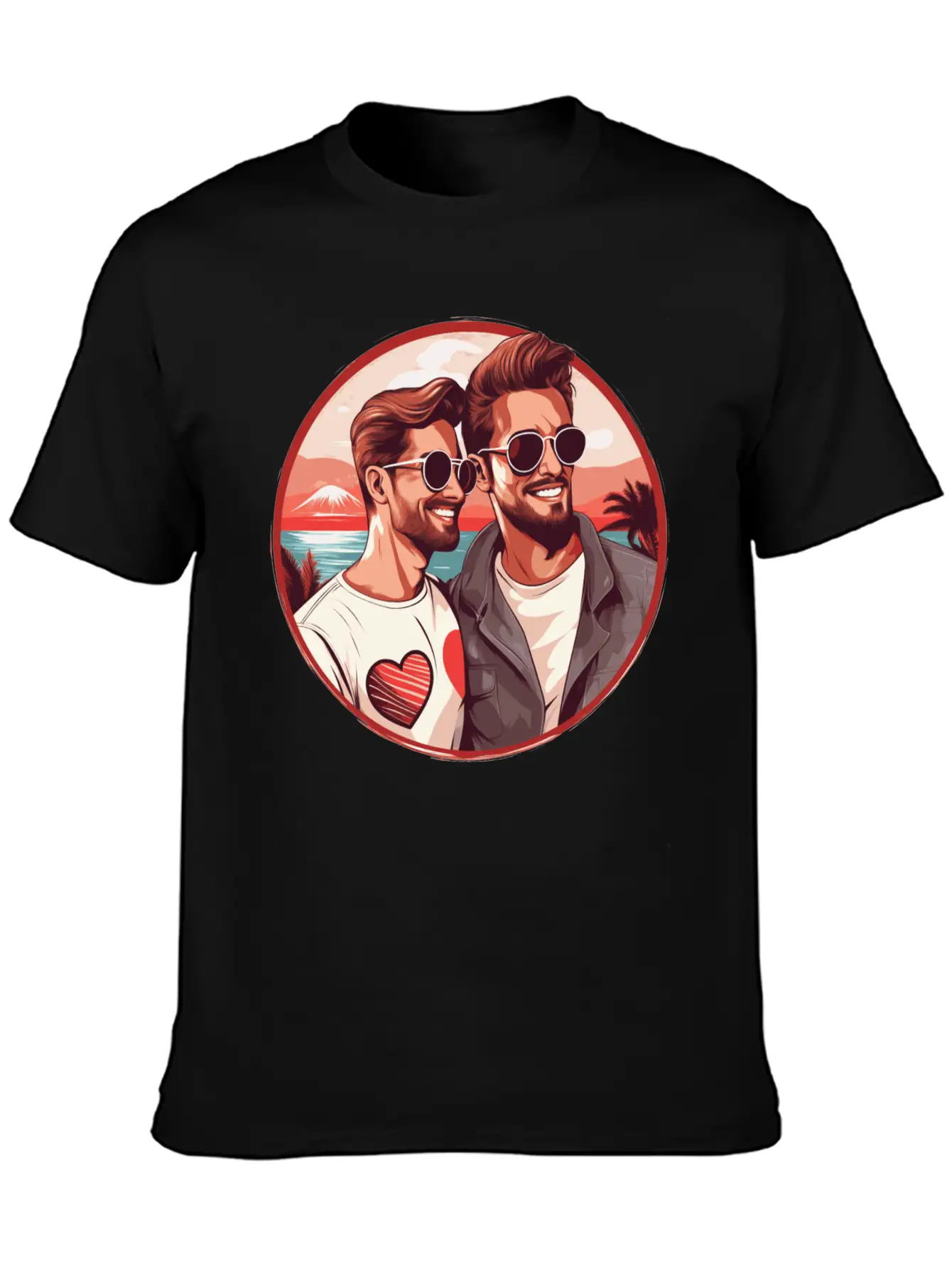Stylish LGBT Gay Valentines Outfit Idea For Gays Essential Cotton Tee For Daily Outfits – Unisex Style