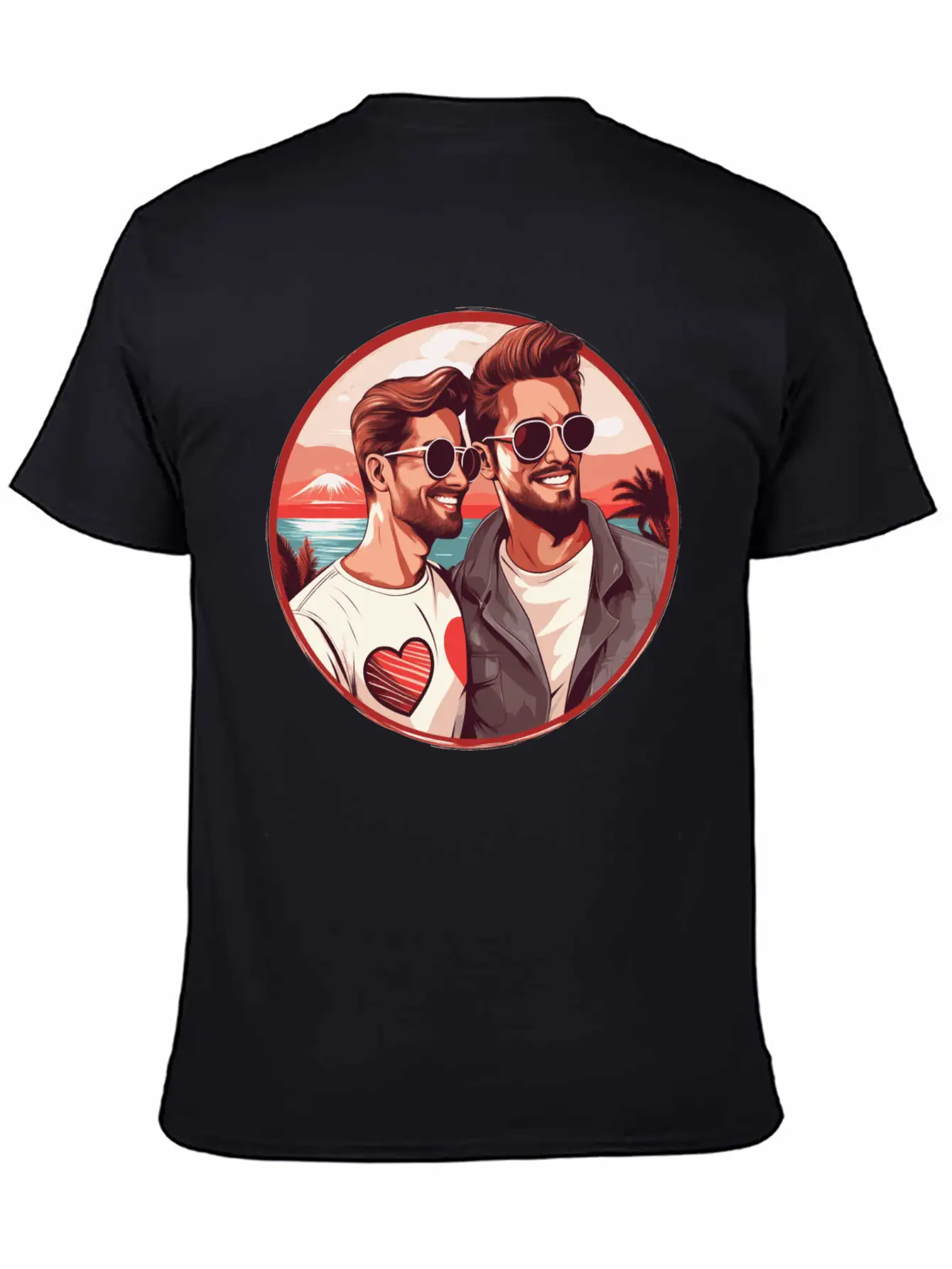 Stylish LGBT Gay Valentines Outfit Idea For Gays Essential Cotton Tee For Daily Outfits – Unisex Style