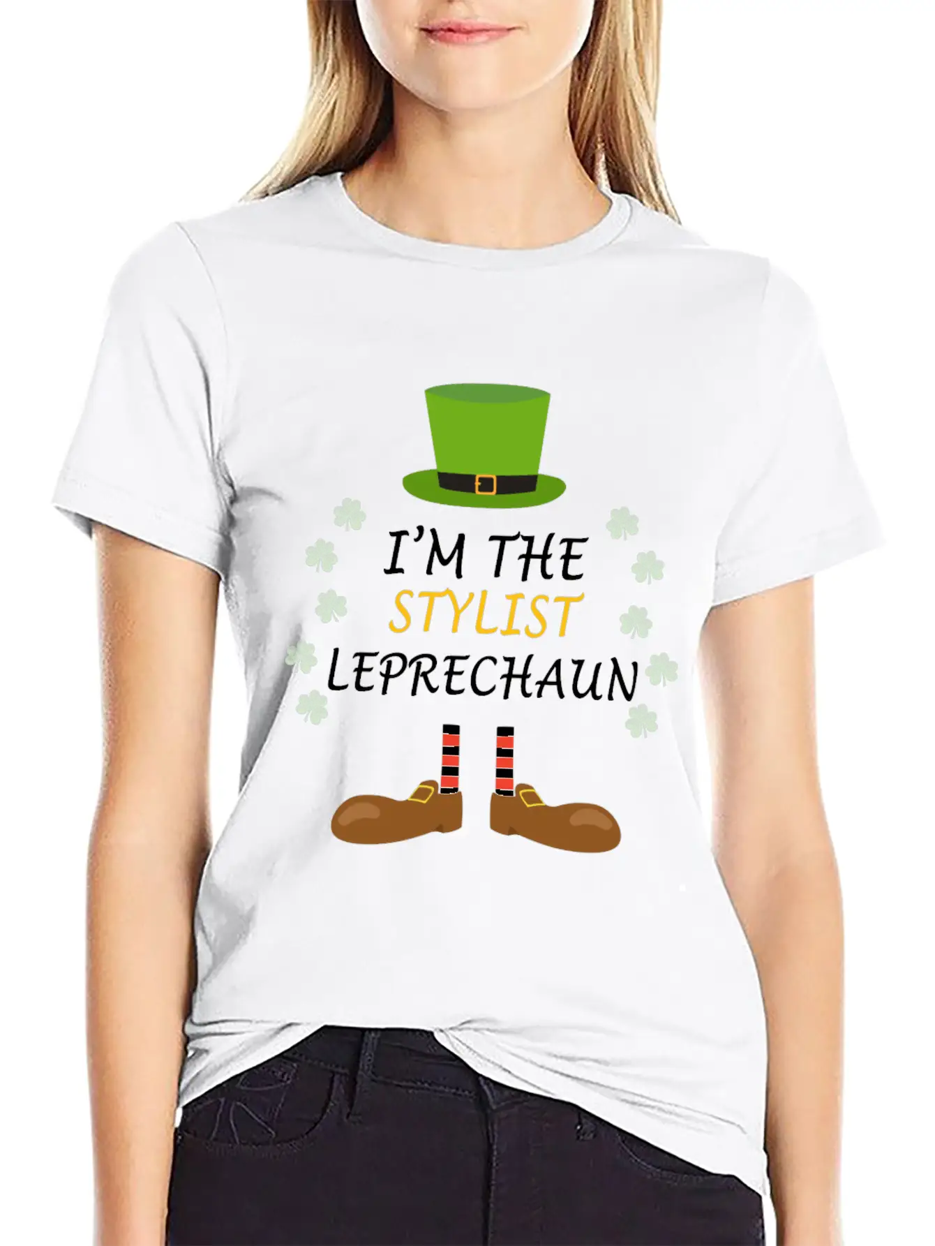 Stylist Leprechaun St Patricks Day Outfit Costume Soft Cotton Short Sleeve Tee – Unisex Wardrobe Staple