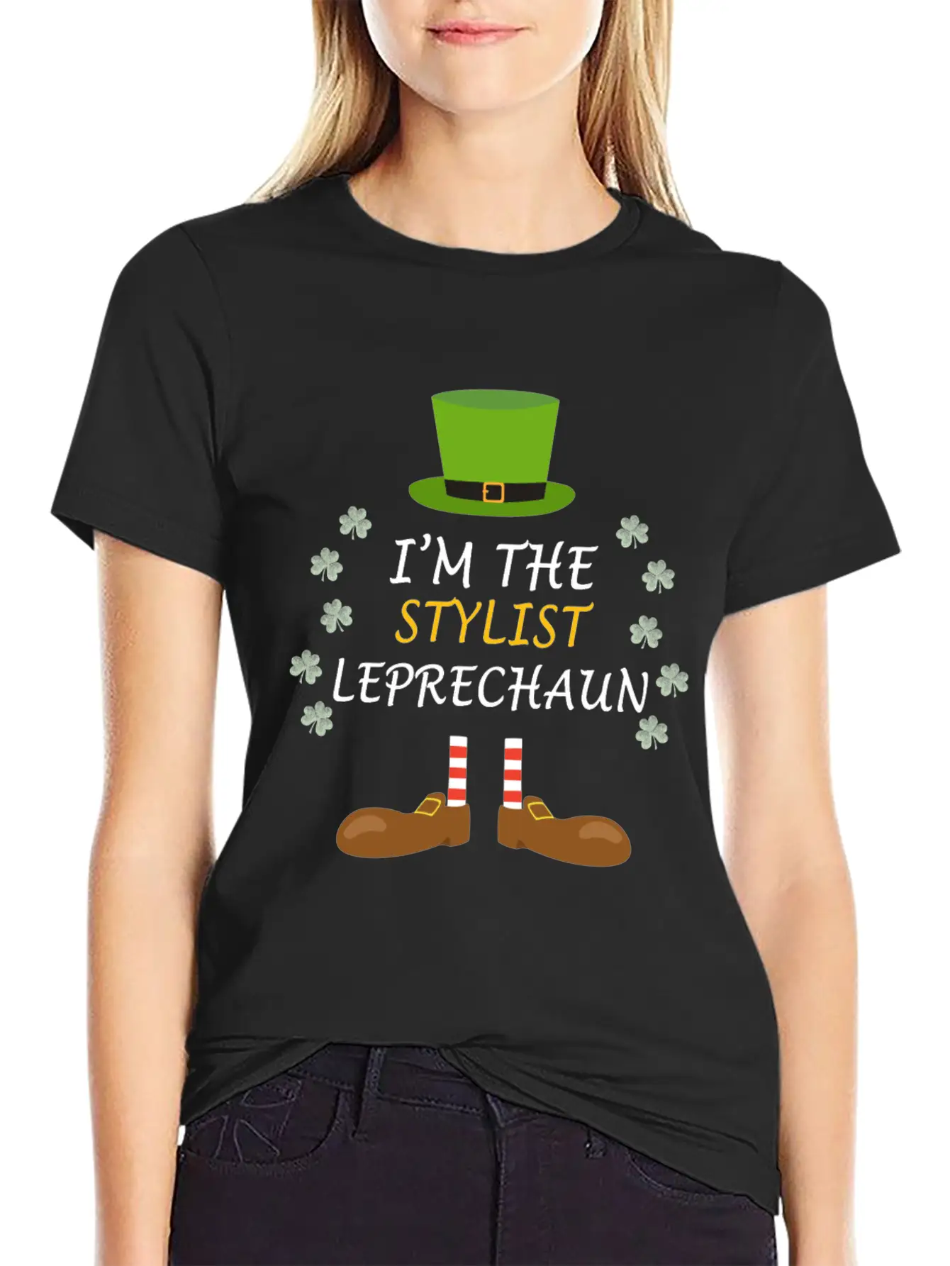 Stylist Leprechaun St Patricks Day Outfit Costume Soft Cotton Short Sleeve Tee – Unisex Wardrobe Staple