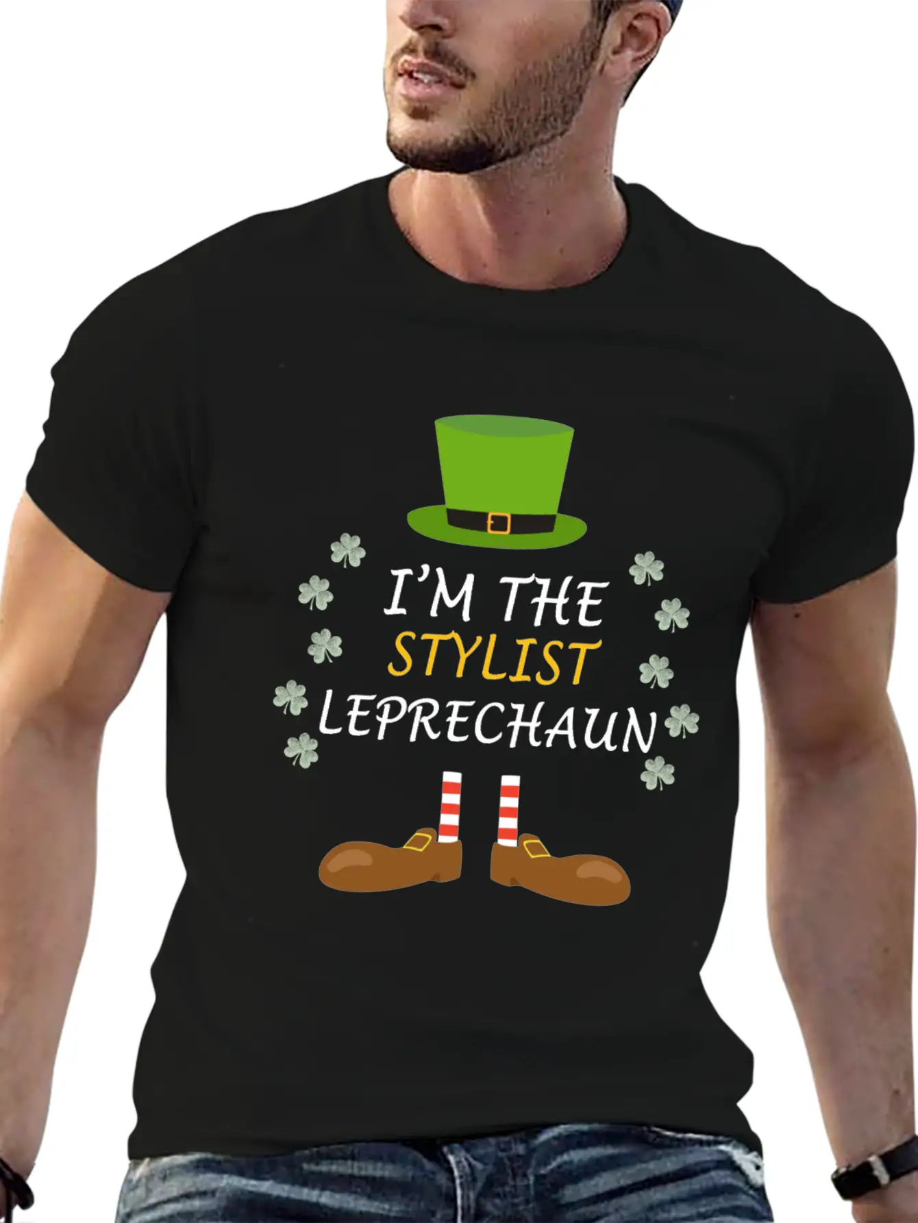 Stylist Leprechaun St Patricks Day Outfit Costume Soft Cotton Short Sleeve Tee – Unisex Wardrobe Staple
