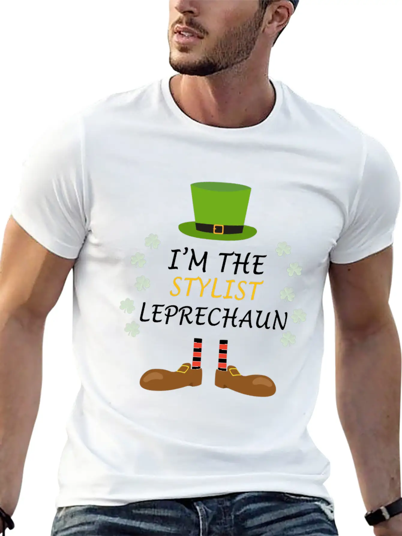 Stylist Leprechaun St Patricks Day Outfit Costume Soft Cotton Short Sleeve Tee – Unisex Wardrobe Staple