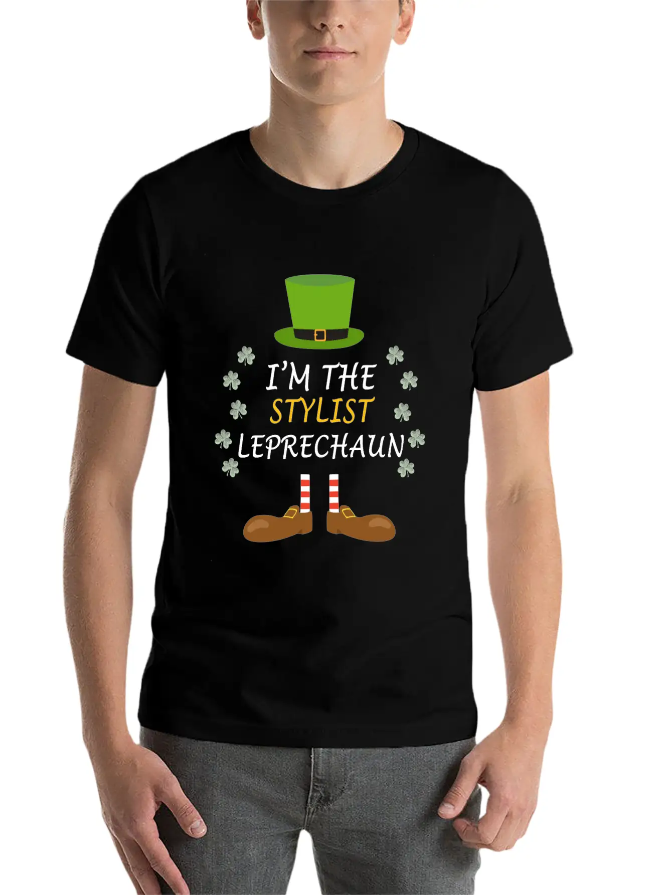 Stylist Leprechaun St Patricks Day Outfit Costume Soft Cotton Short Sleeve Tee – Unisex Wardrobe Staple