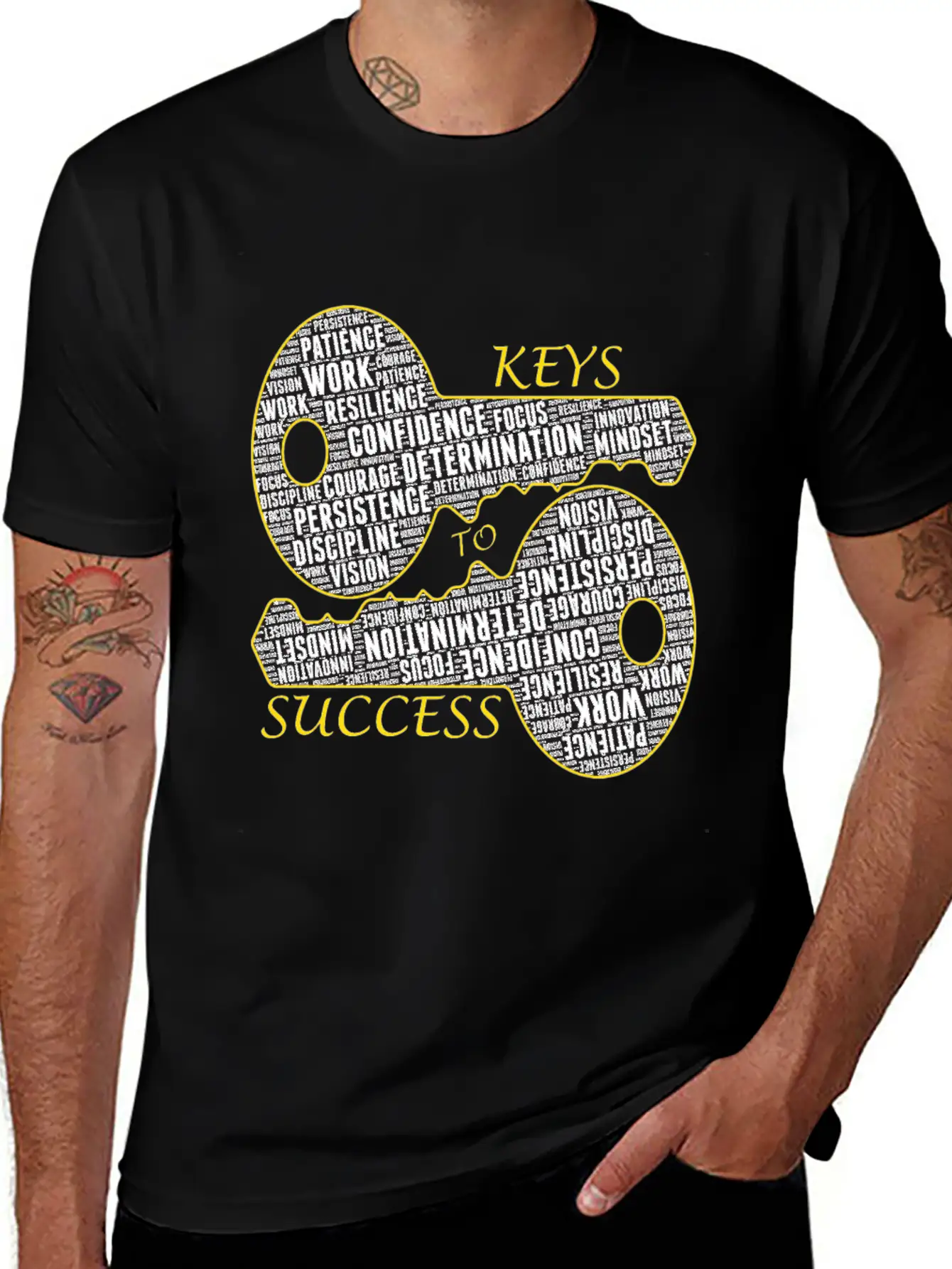 Success - Motivational Gift Modern Fit Casual T-Shirt ��� Clean And Versatile Design
