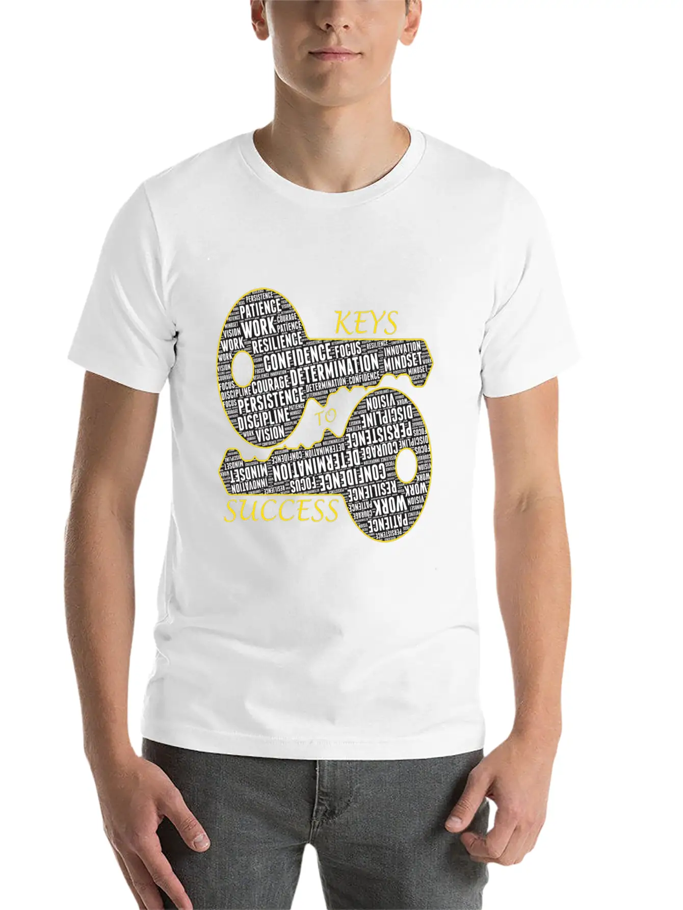 Success - Motivational Gift Modern Fit Casual T-Shirt ��� Clean And Versatile Design