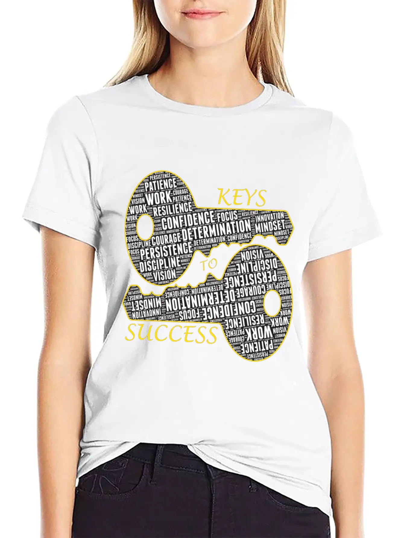Success - Motivational Gift Modern Fit Casual T-Shirt ��� Clean And Versatile Design
