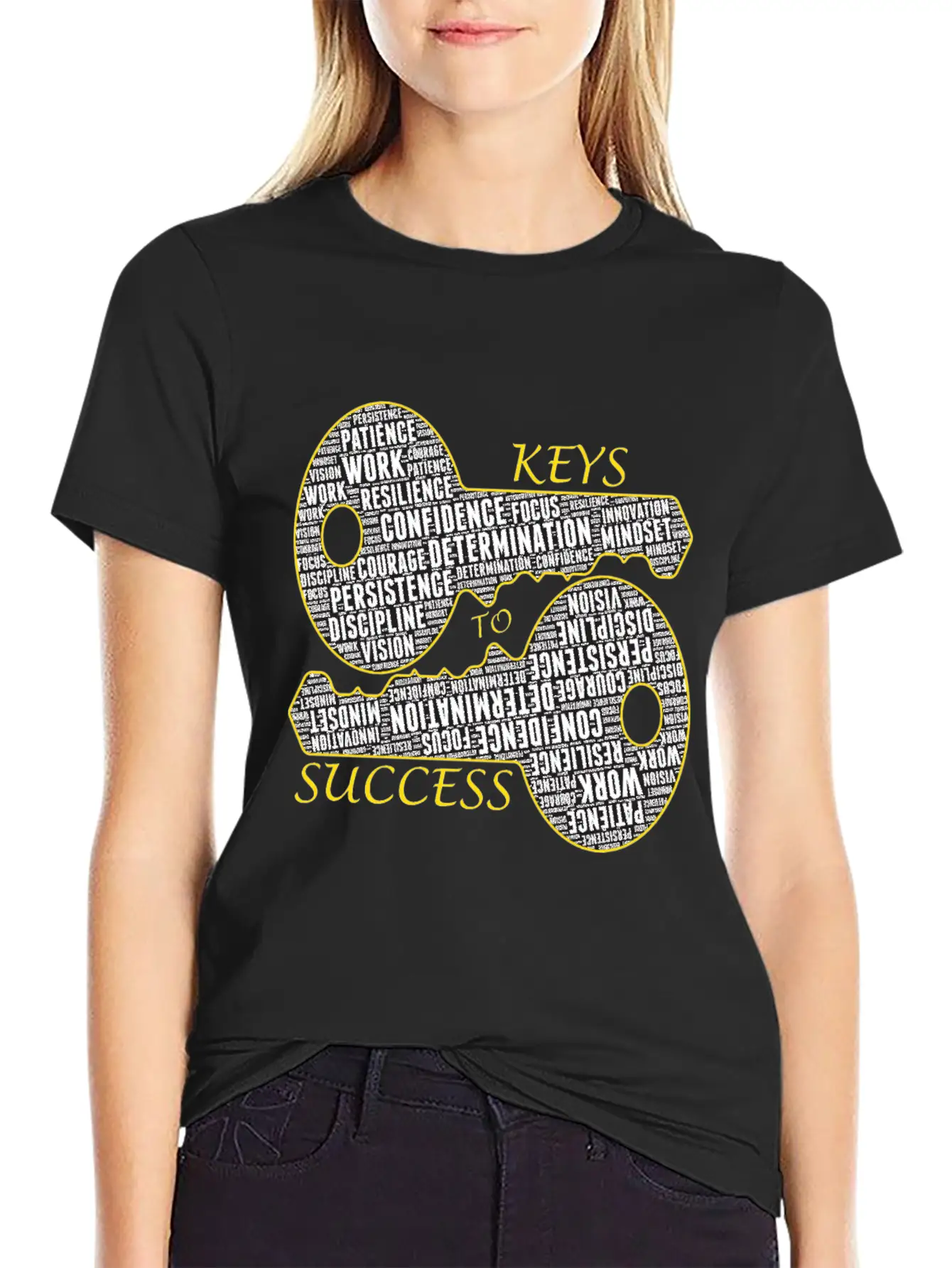 Success - Motivational Gift Modern Fit Casual T-Shirt ��� Clean And Versatile Design