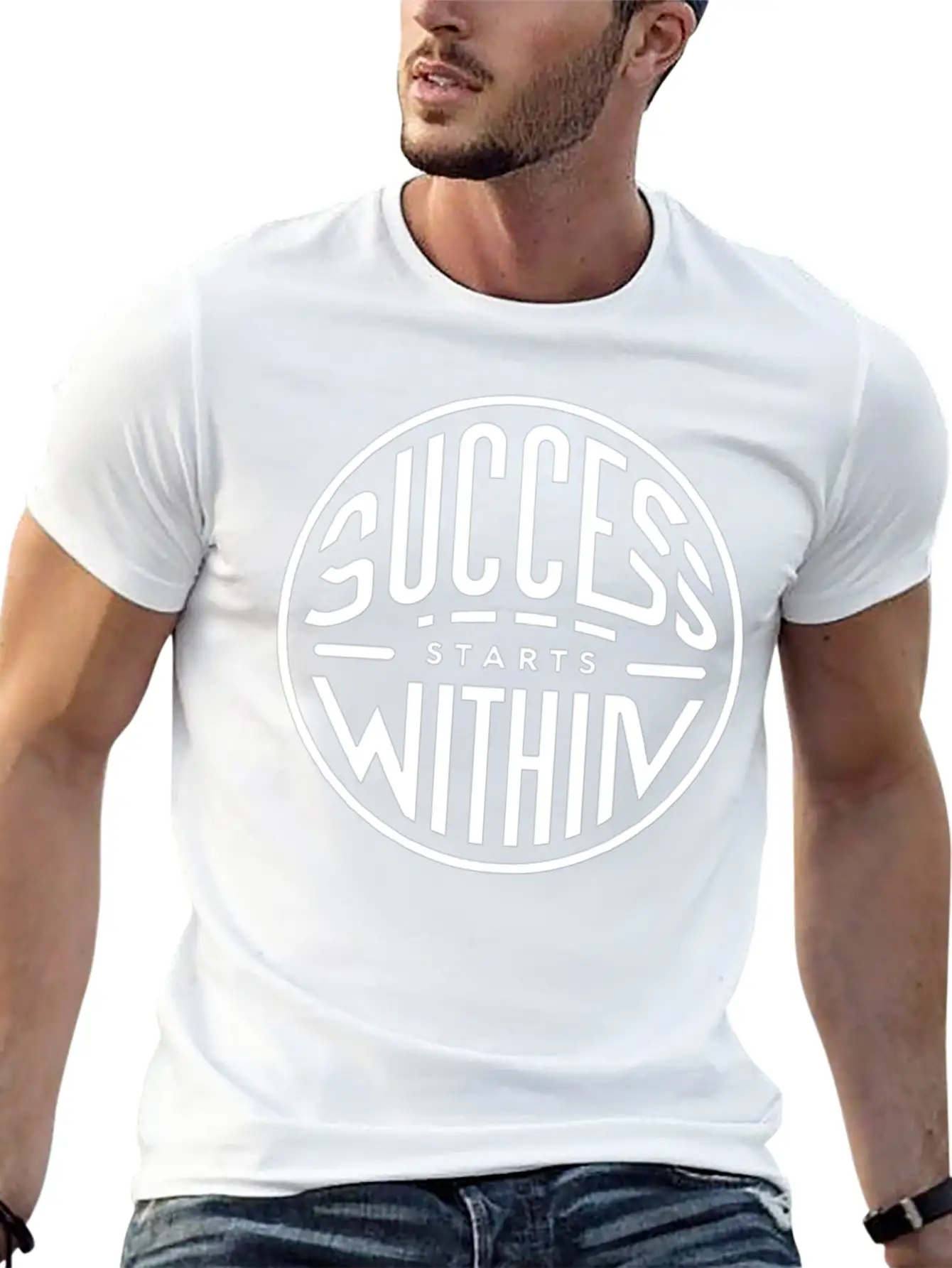 Success Starts Within Soft Cotton Short Sleeve Tee – Unisex Wardrobe Staple