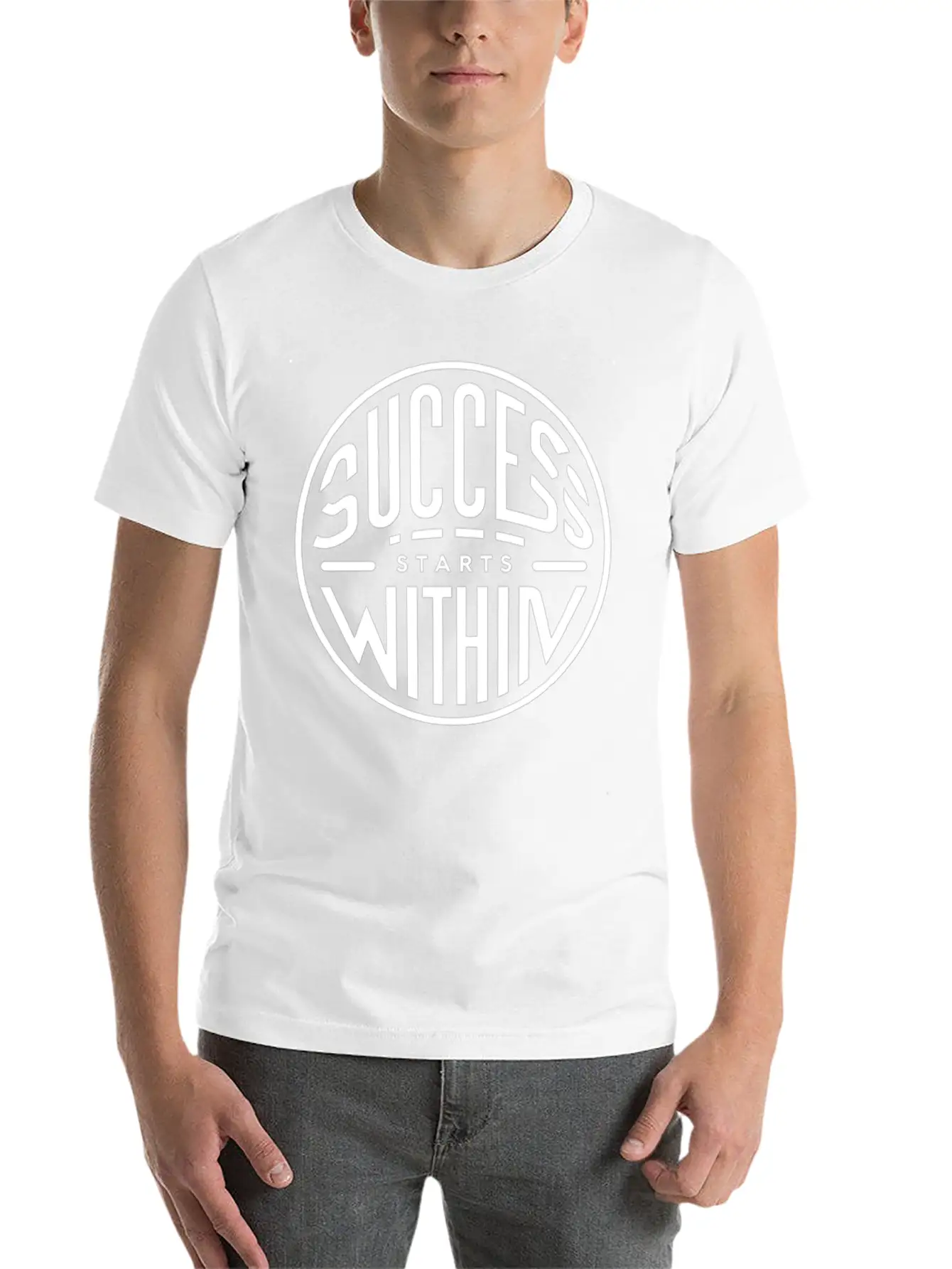 Success Starts Within Soft Cotton Short Sleeve Tee – Unisex Wardrobe Staple