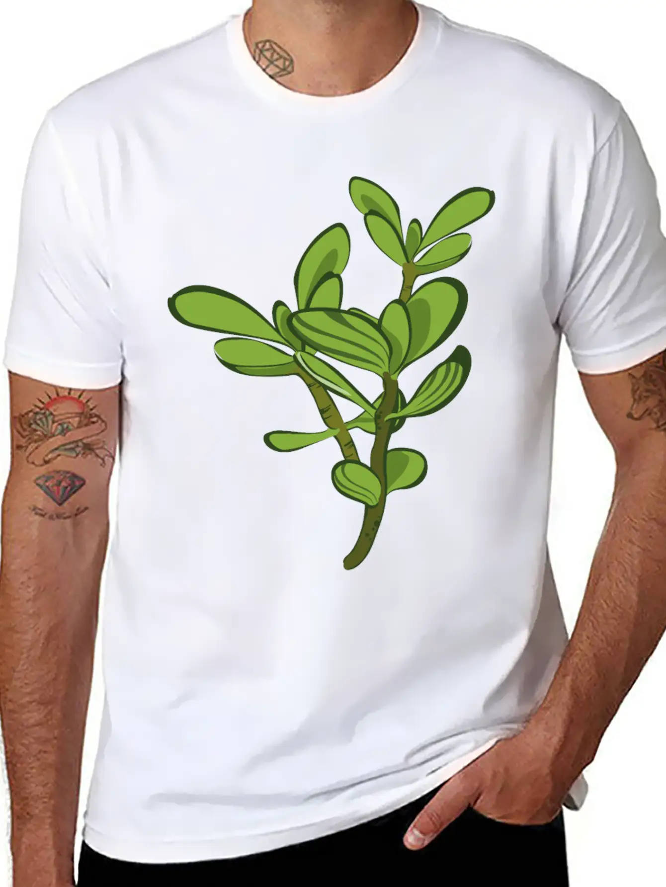 Succulent Unisex Casual T-Shirt – Clean Design For Daily Comfort