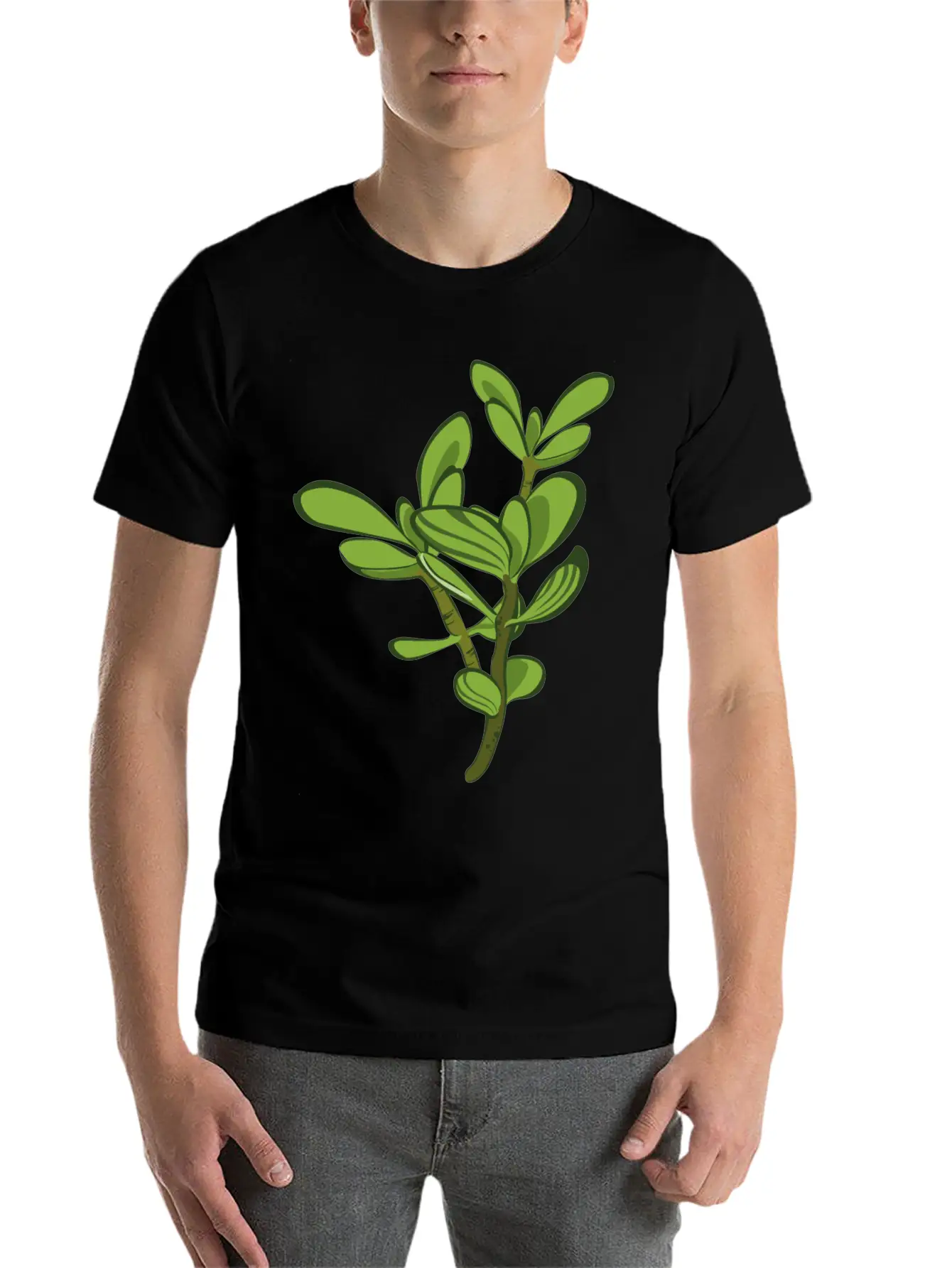 Succulent Unisex Casual T-Shirt – Clean Design For Daily Comfort