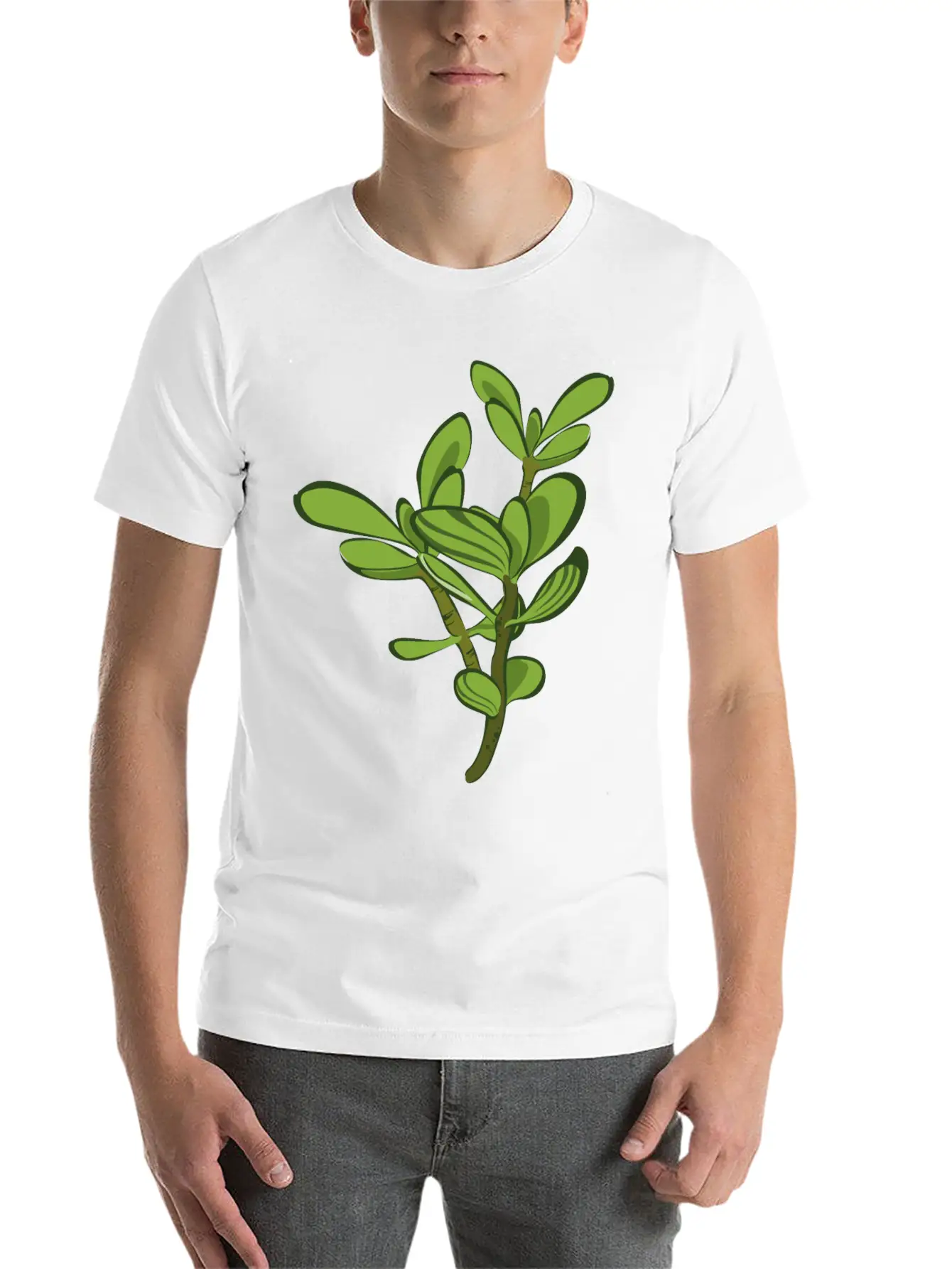 Succulent Unisex Casual T-Shirt – Clean Design For Daily Comfort