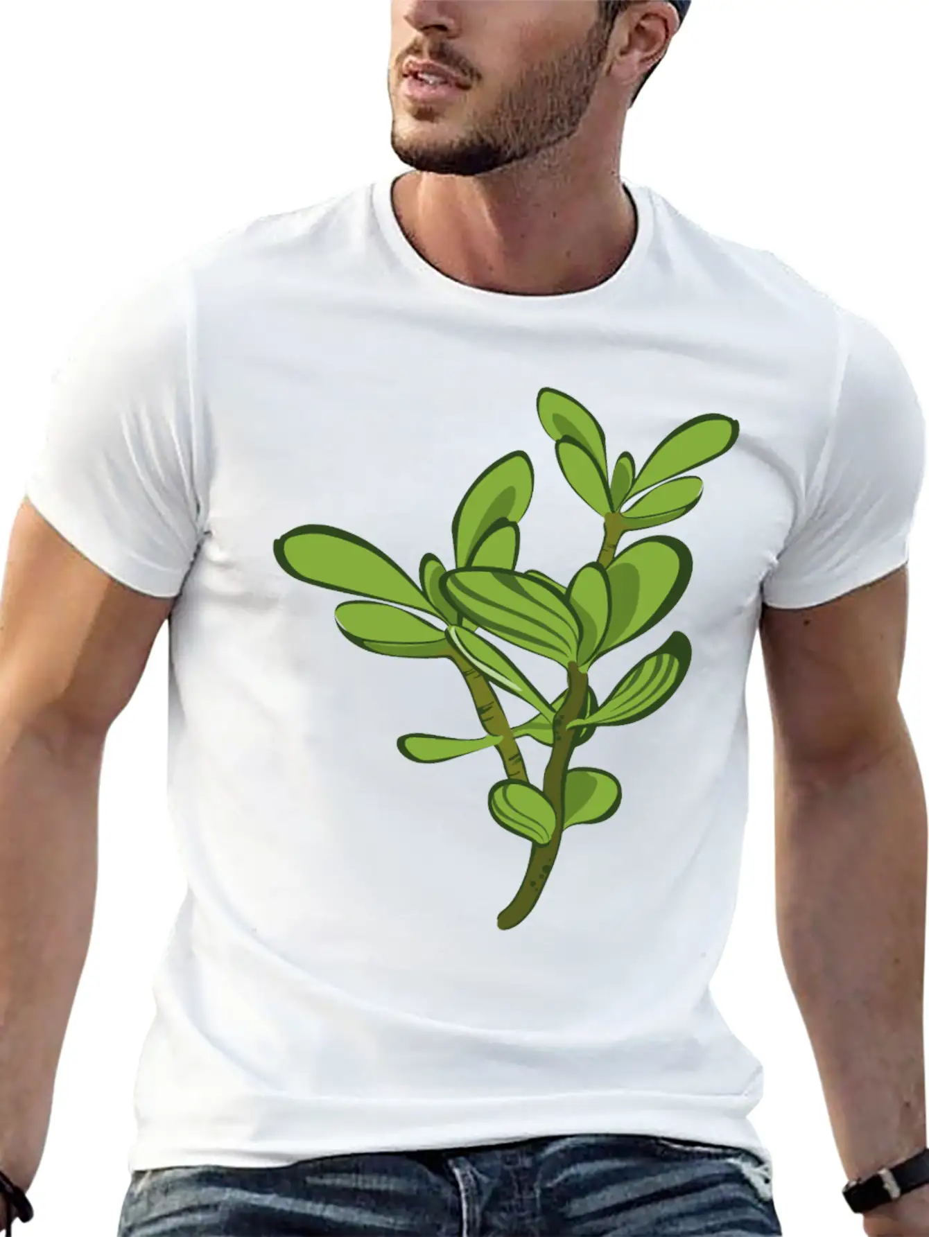 Succulent Unisex Casual T-Shirt – Clean Design For Daily Comfort