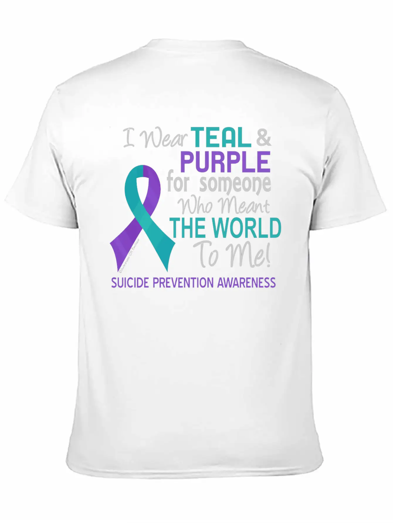 Suicide Prevention For Someone Who Meant World To Modern Fit Casual T-Shirt – Clean And Versatile Design