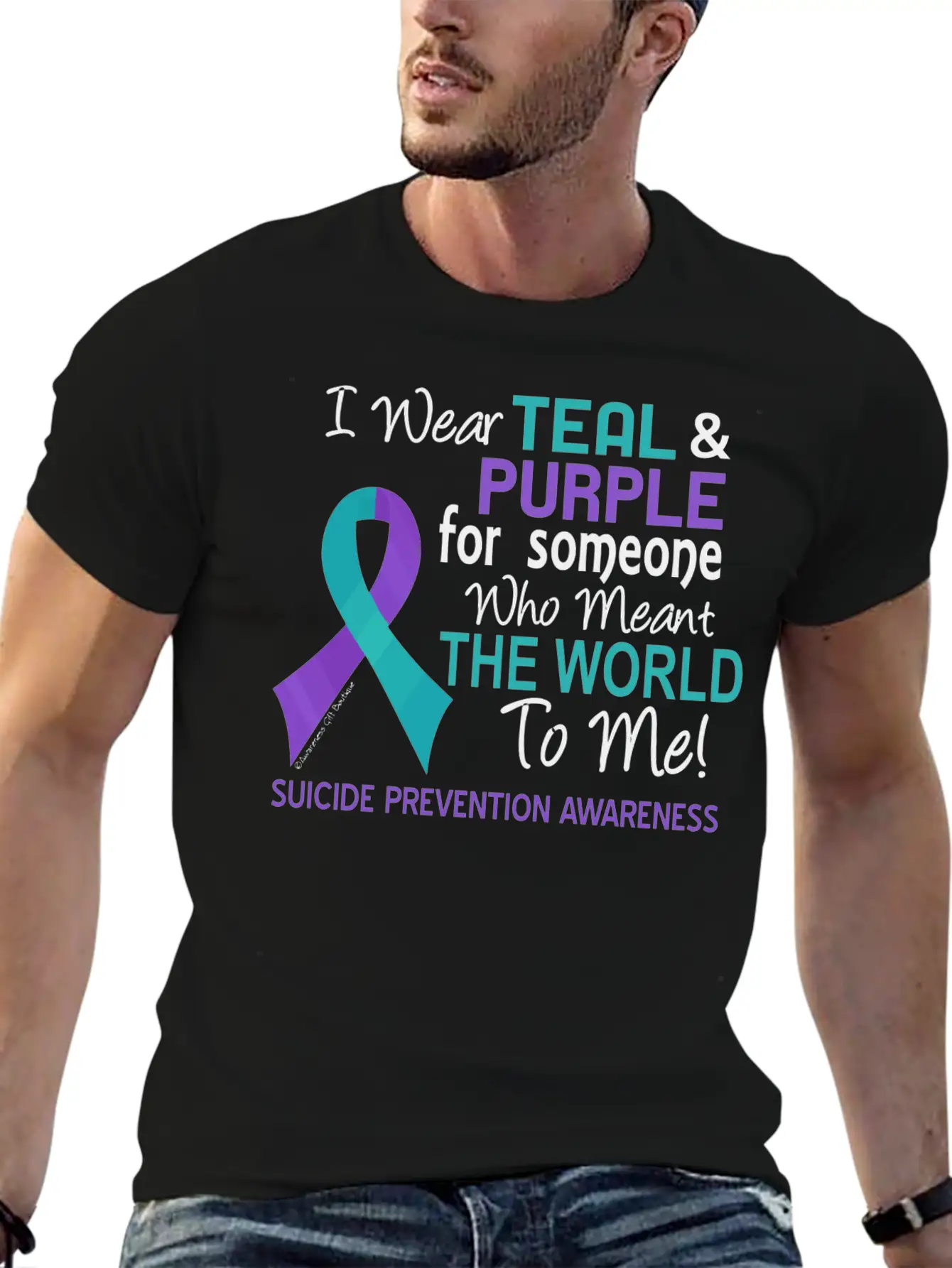 Suicide Prevention For Someone Who Meant World To Modern Fit Casual T-Shirt – Clean And Versatile Design