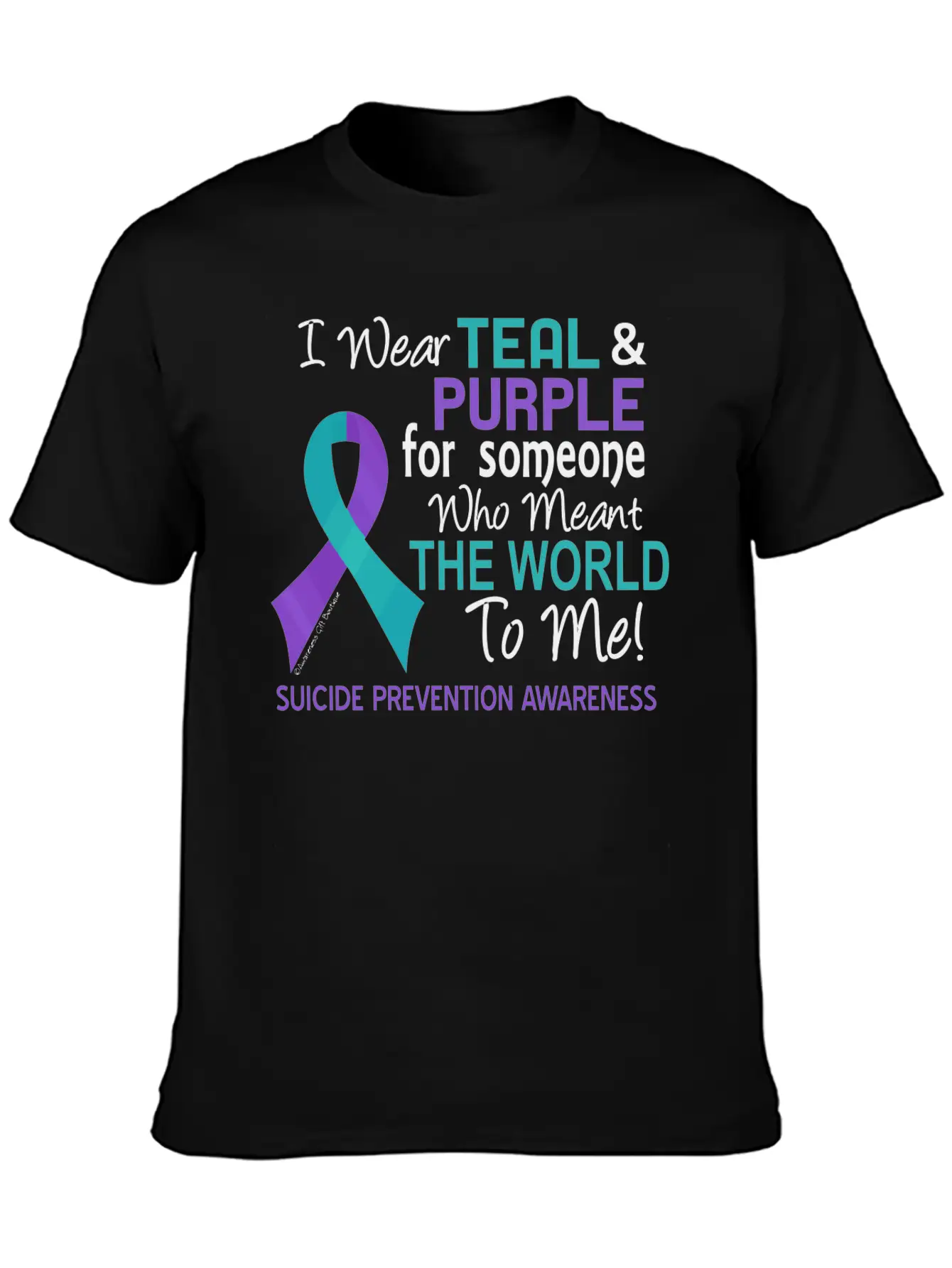 Suicide Prevention For Someone Who Meant World To Modern Fit Casual T-Shirt – Clean And Versatile Design