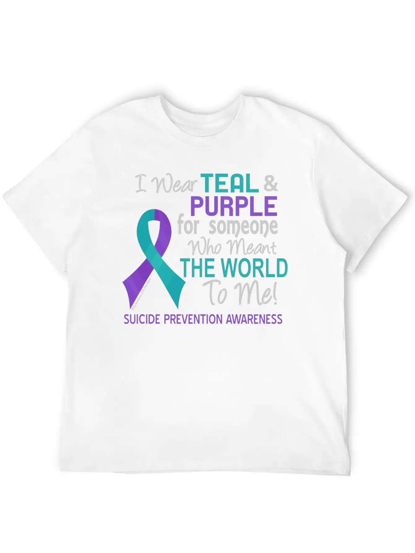 Suicide Prevention For Someone Who Meant World To Modern Fit Casual T-Shirt – Clean And Versatile Design