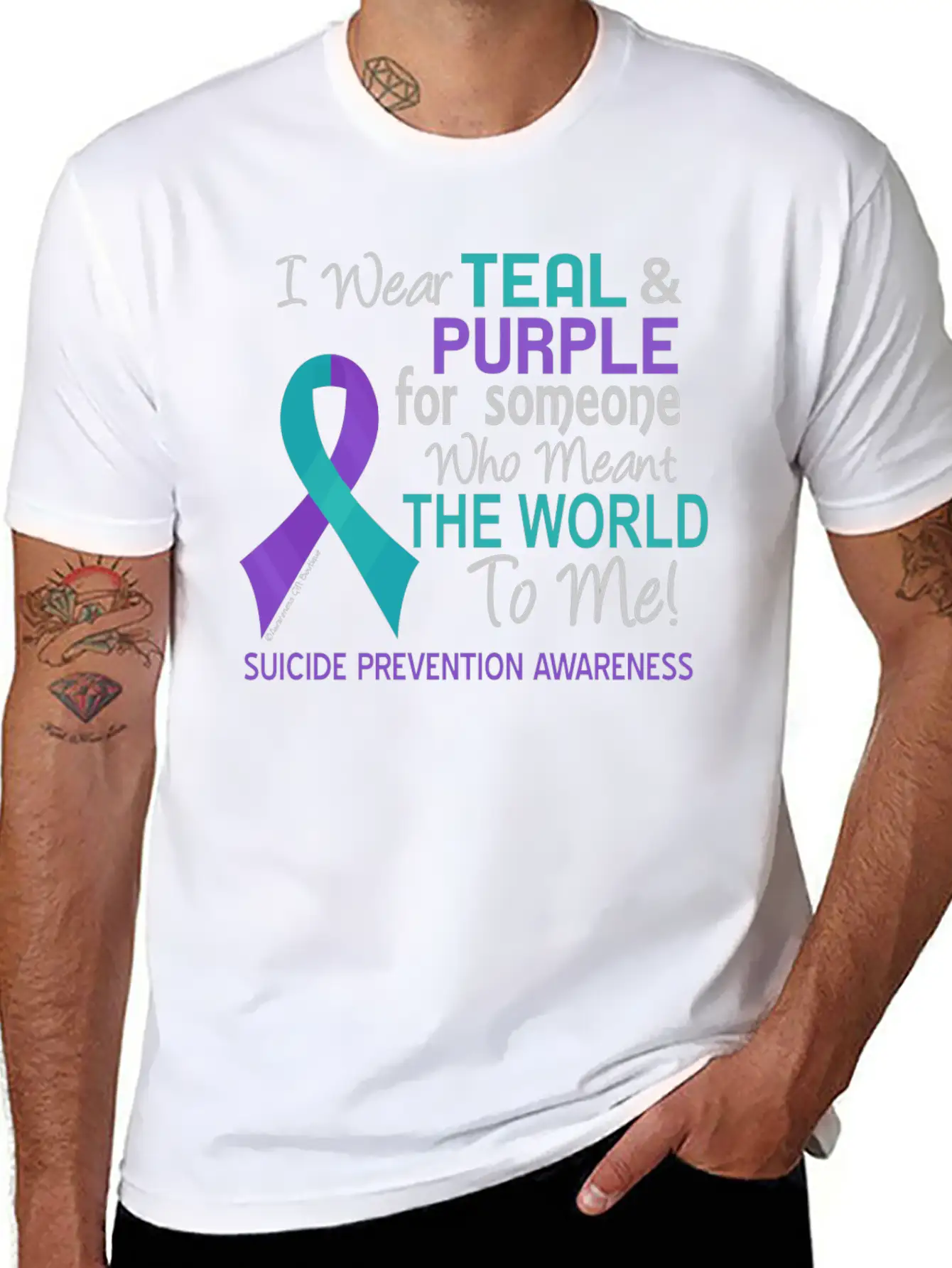 Suicide Prevention For Someone Who Meant World To Modern Fit Casual T-Shirt – Clean And Versatile Design
