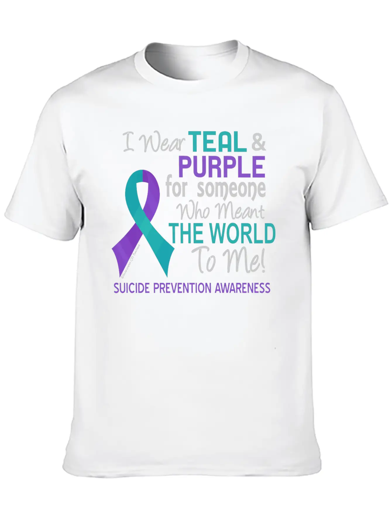 Suicide Prevention For Someone Who Meant World To Modern Fit Casual T-Shirt – Clean And Versatile Design