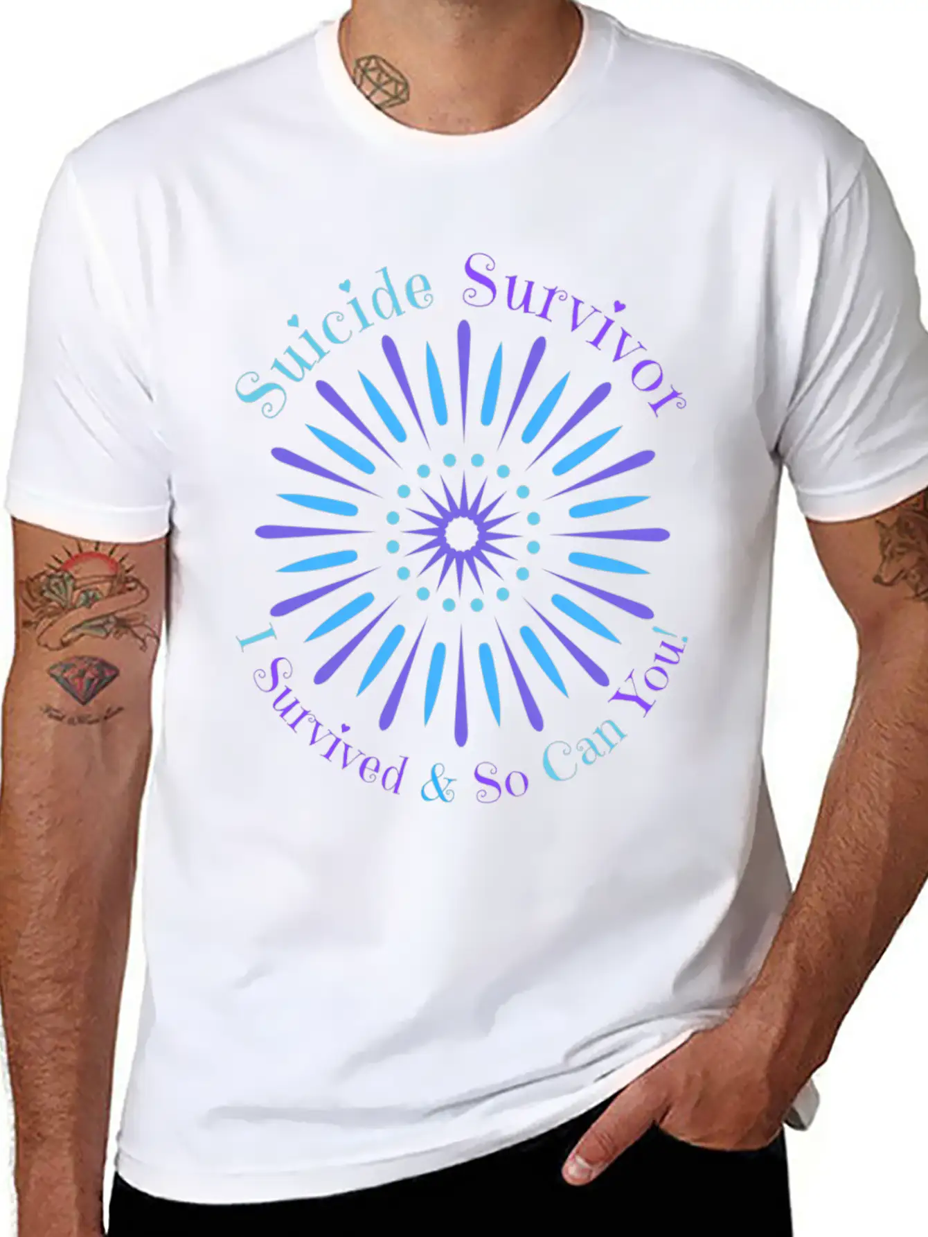 Suicide Survivor Awareness Prevention Month Mom Unisex Casual T-Shirt – Clean Design For Daily Comfort