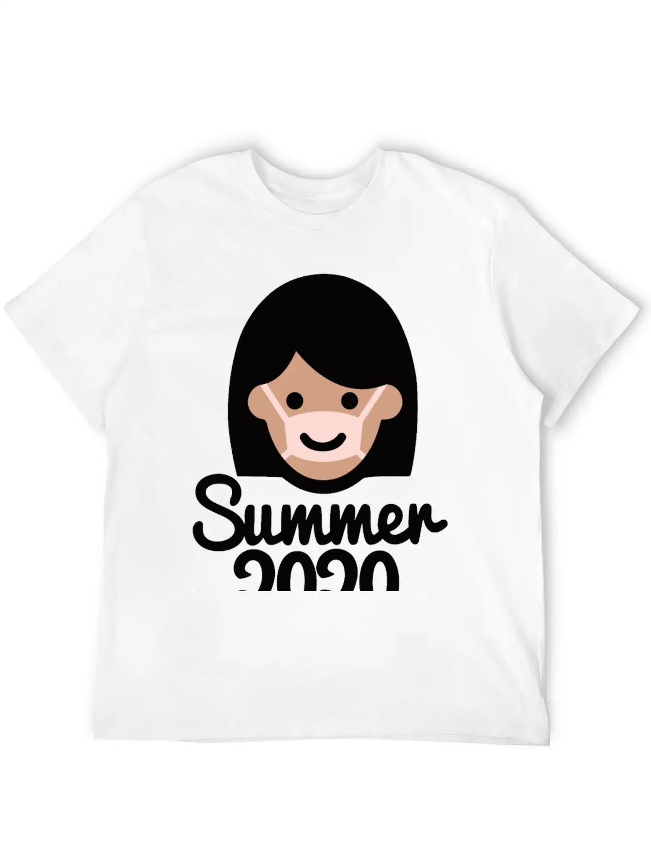 Summer 2020 Face Mask Sun Tanning Holiday Corona Modern Fit Casual T-Shirt – Clean And Versatile Design