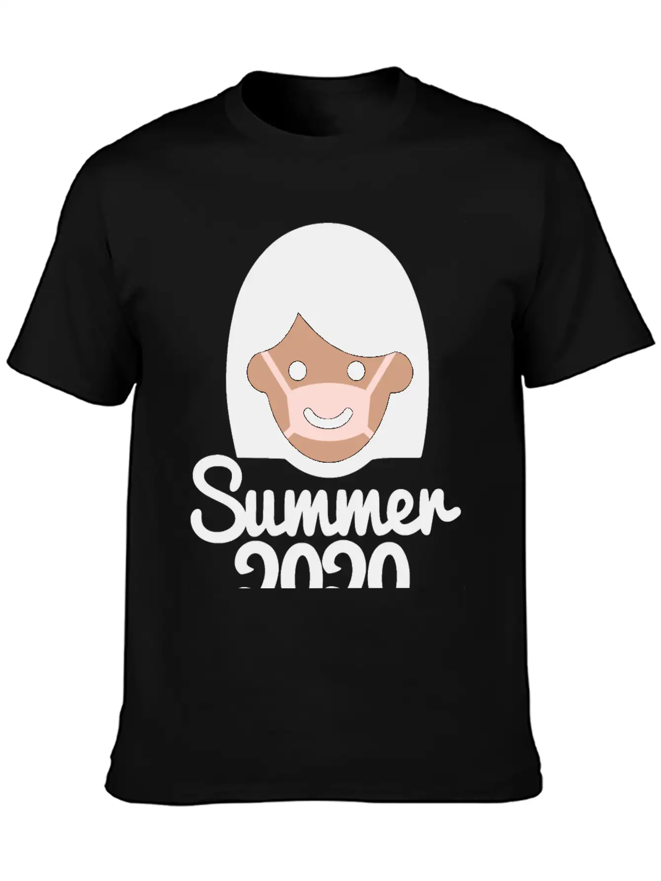 Summer 2020 Face Mask Sun Tanning Holiday Corona Modern Fit Casual T-Shirt – Clean And Versatile Design