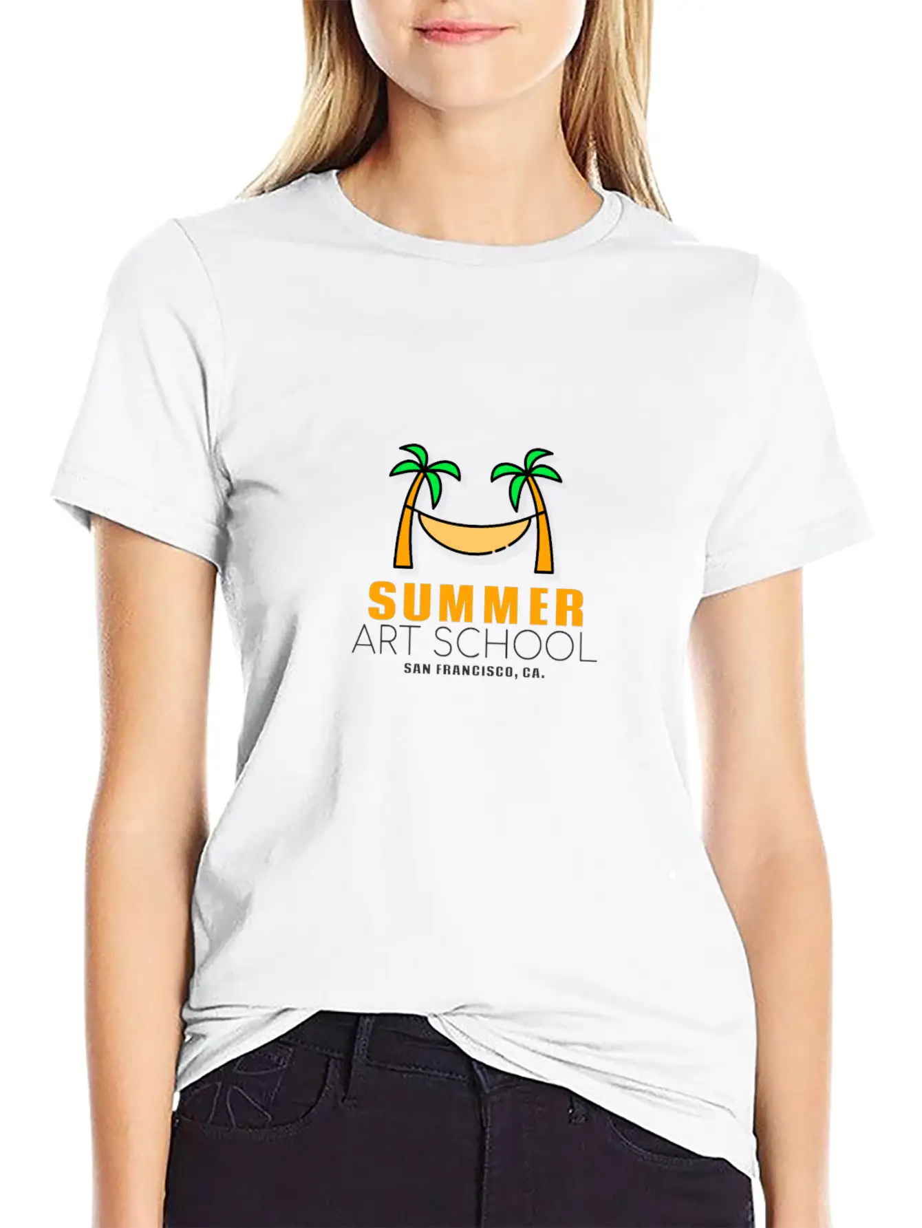 Summer Art School Soft Cotton Short Sleeve Tee – Unisex Wardrobe Staple