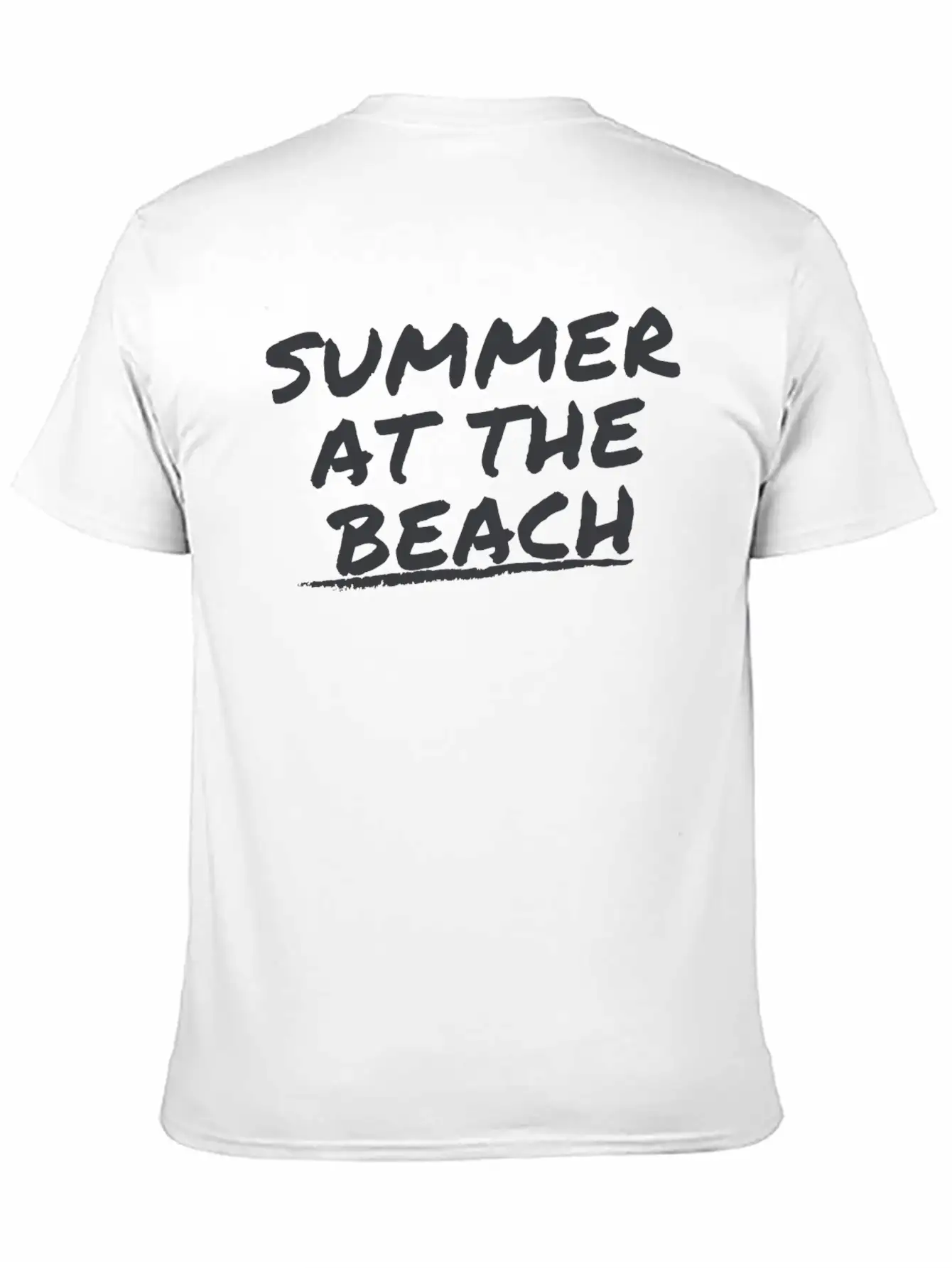 Summer At The Beach Modern Fit Casual T-Shirt – Clean And Versatile Design