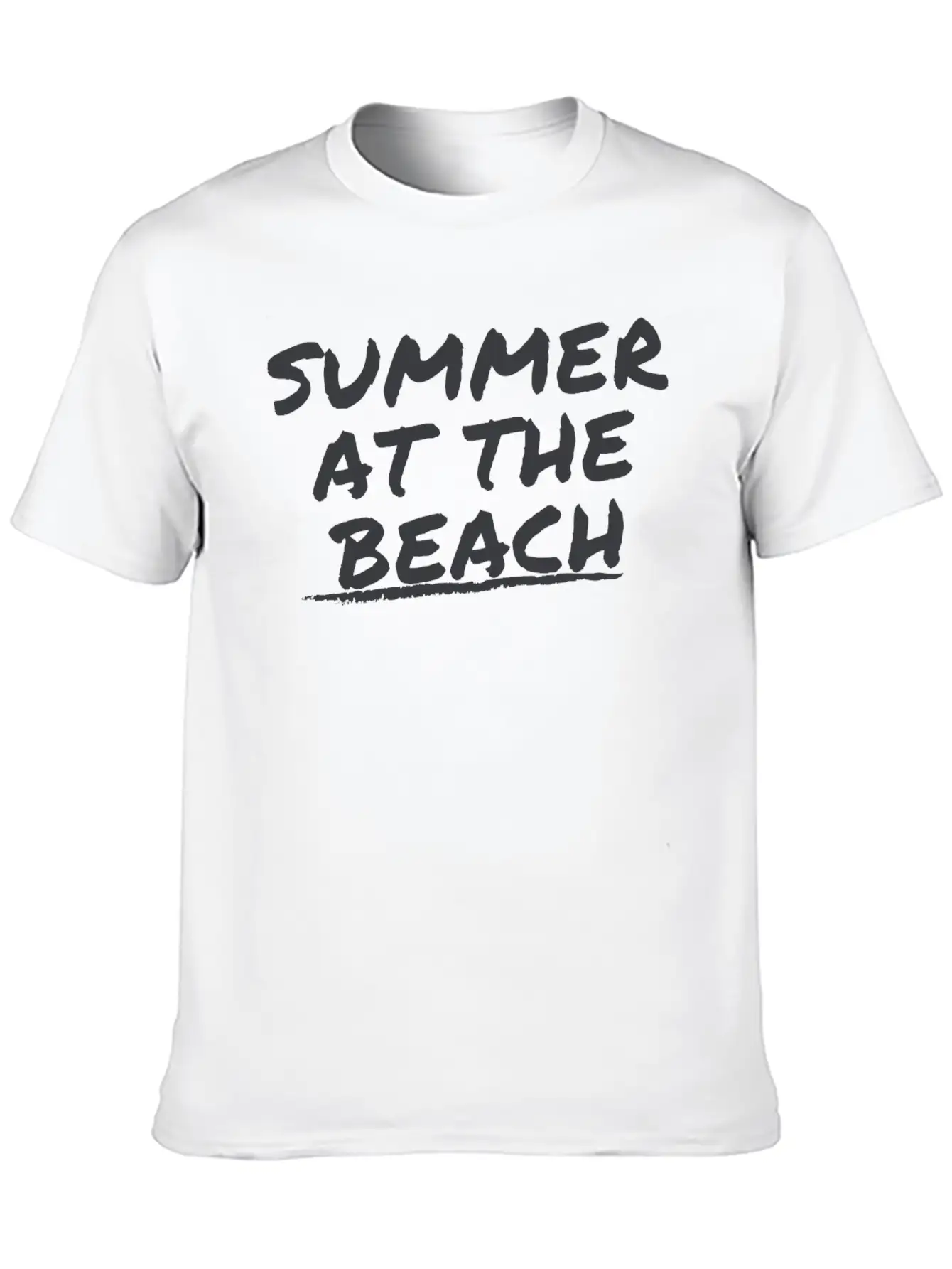 Summer At The Beach Modern Fit Casual T-Shirt – Clean And Versatile Design