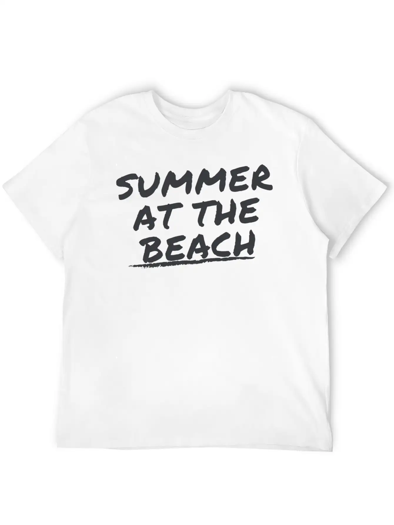 Summer At The Beach Modern Fit Casual T-Shirt – Clean And Versatile Design