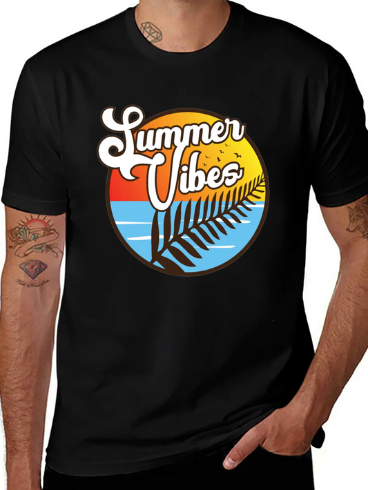 Summer Vibes Maori Silver Fern Polynesian Gift Modern Fit Casual T-Shirt – Clean And Versatile Design