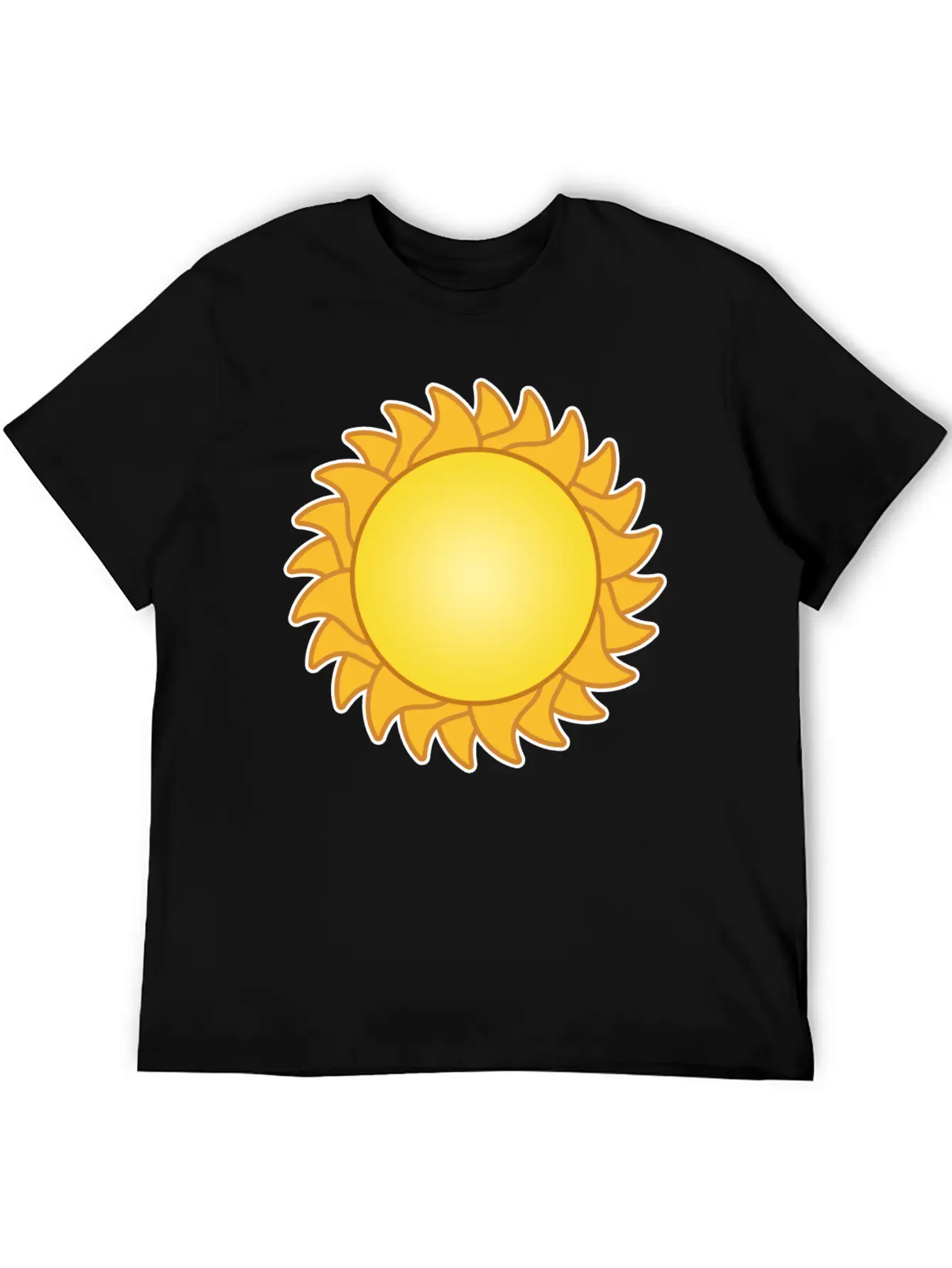 Sun Sol Sunset Sundown Sunbeams Sunshine Sunflower Lightweight Cotton T-Shirt – Daily Comfort Graphic Shirt