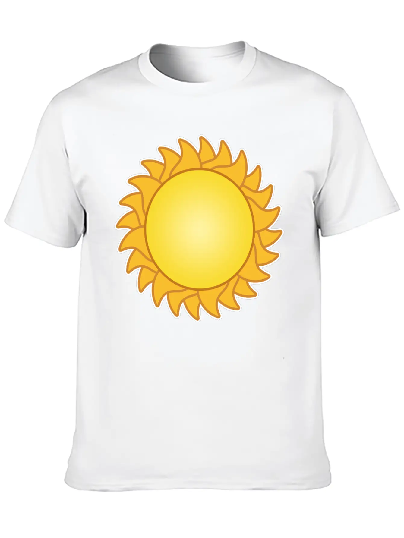 Sun Sol Sunset Sundown Sunbeams Sunshine Sunflower Lightweight Cotton T-Shirt – Daily Comfort Graphic Shirt