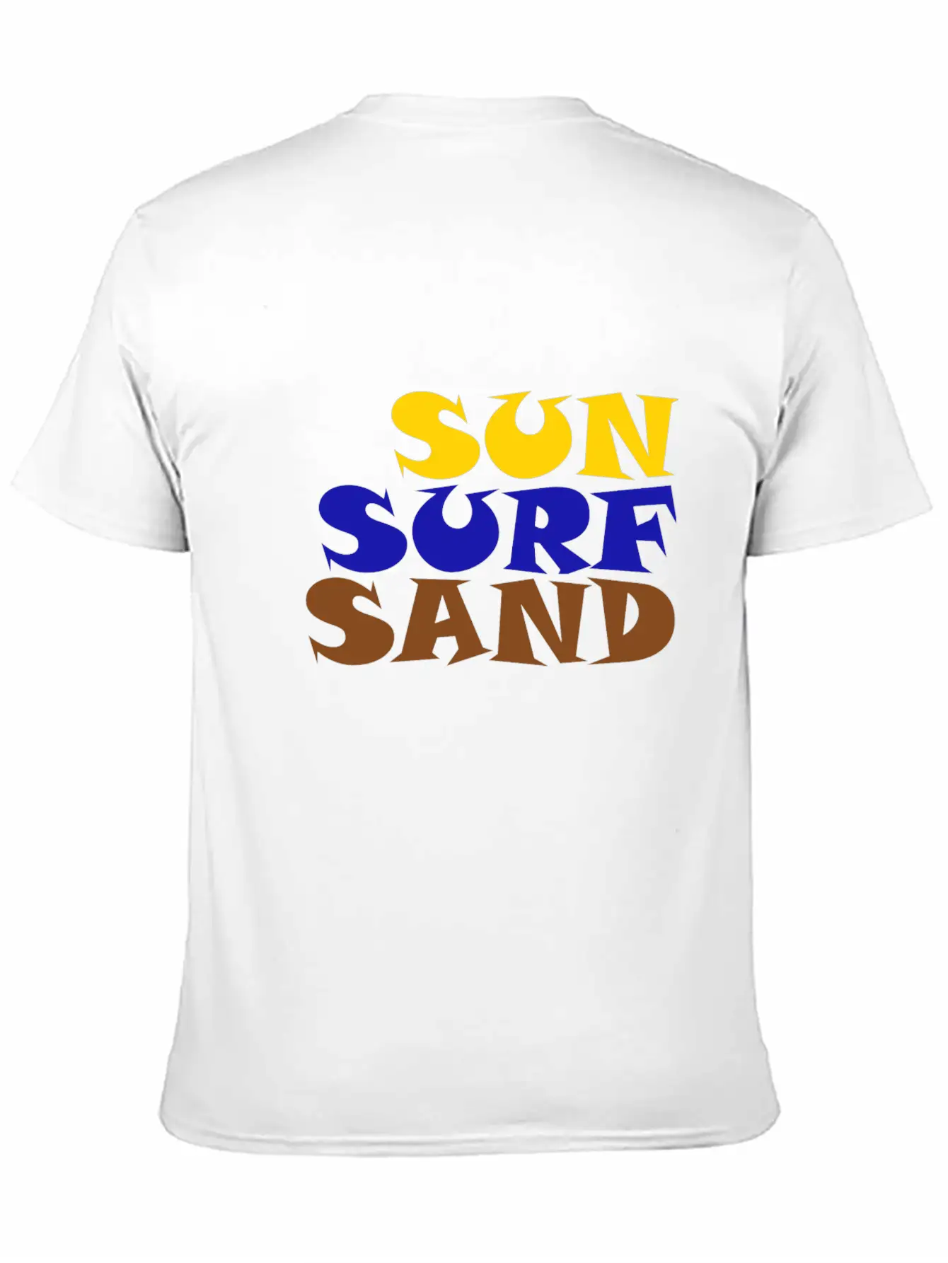 SUN SURF SAND Modern Fit Casual T-Shirt ��� Clean And Versatile Design