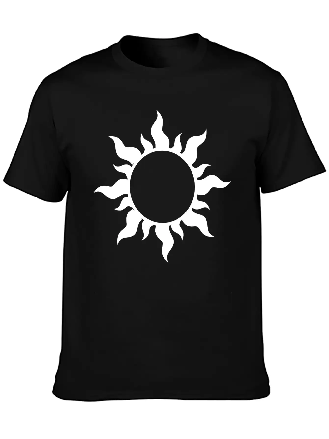 Sunburst Solar Eclipse Modern Fit Casual T-Shirt – Clean And Versatile Design