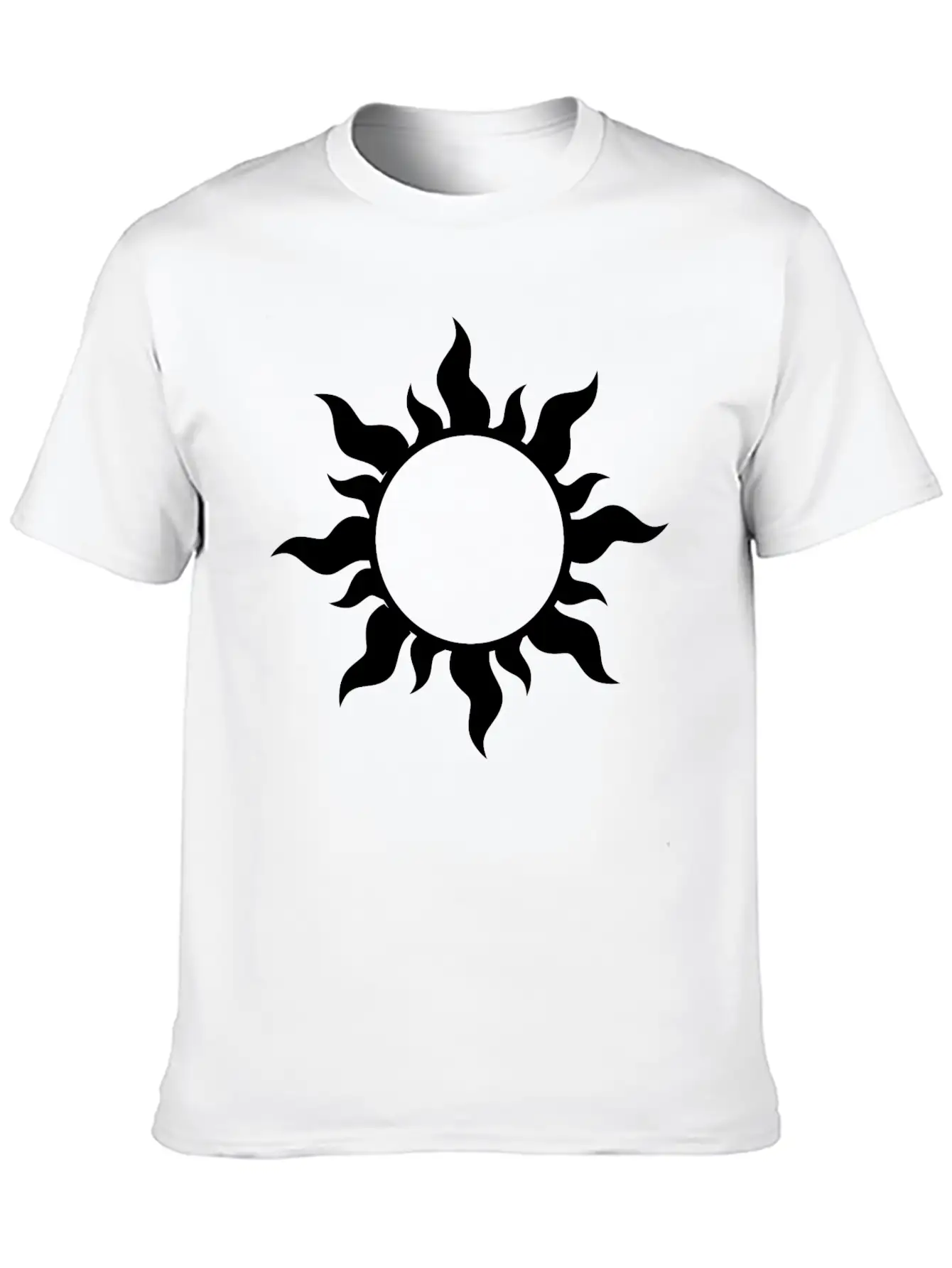 Sunburst Solar Eclipse Modern Fit Casual T-Shirt – Clean And Versatile Design