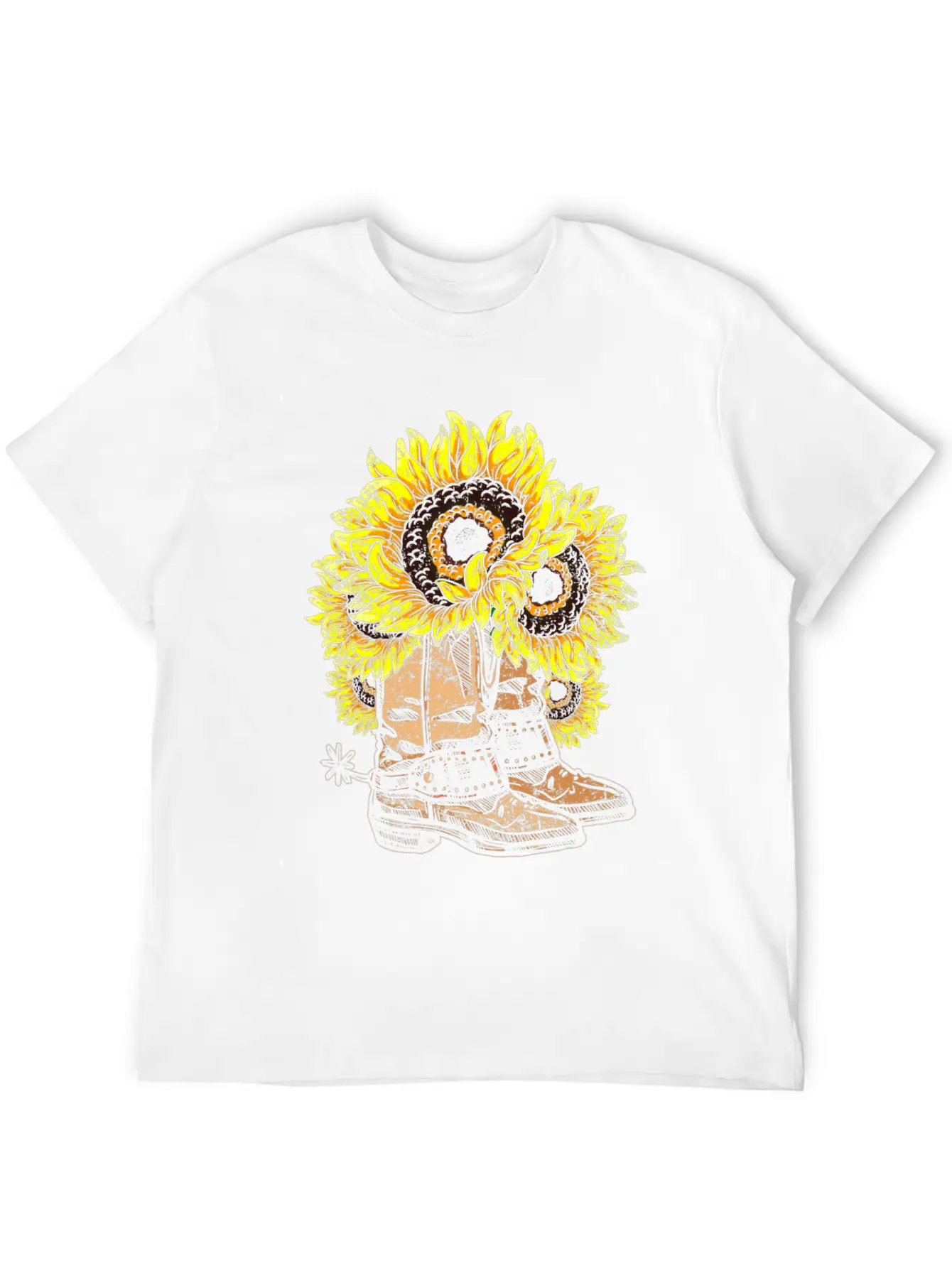 Sunflower Basic Graphic T-Shirt – Daily Comfort In Soft Cotton