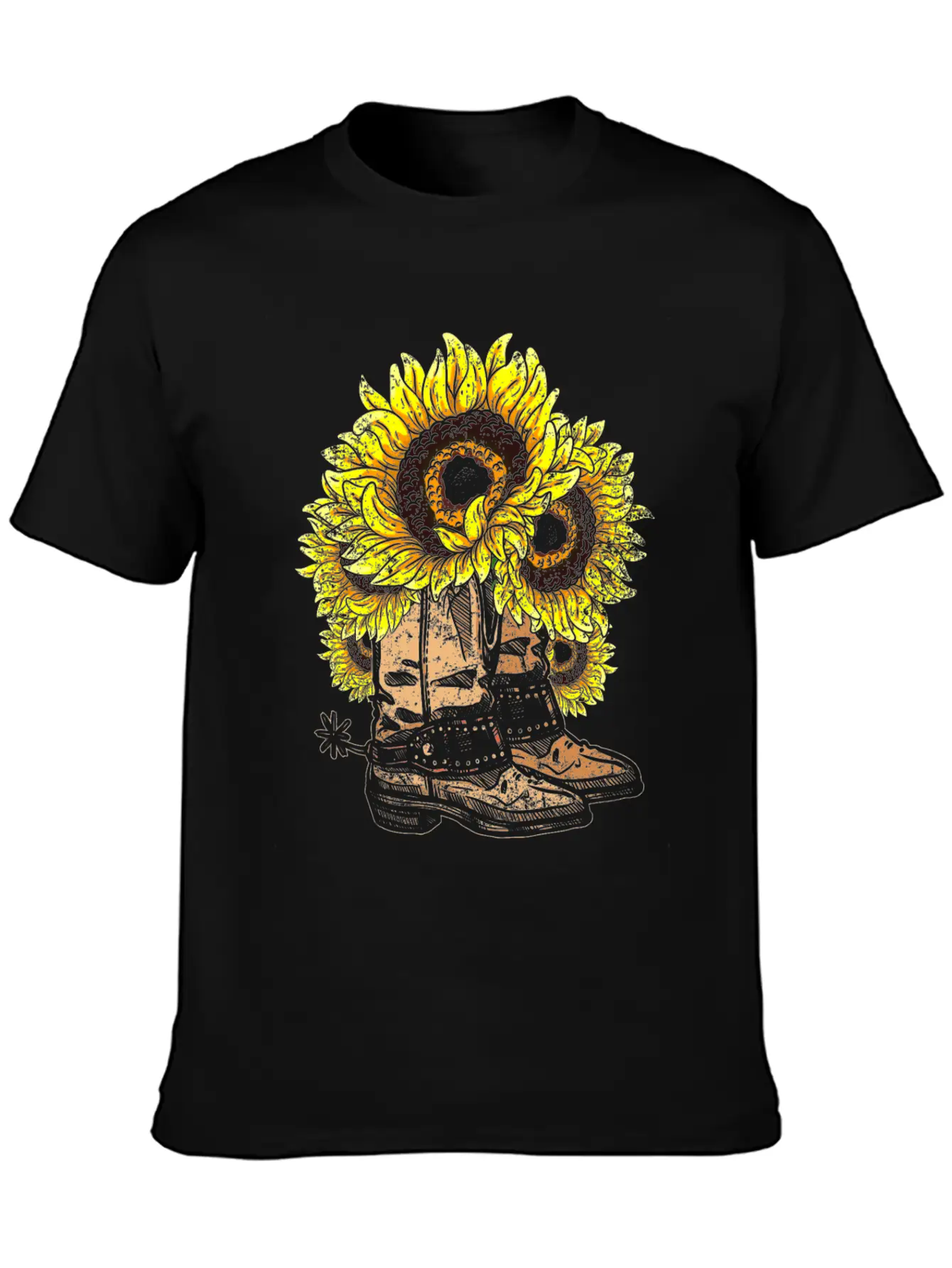 Sunflower Basic Graphic T-Shirt – Daily Comfort In Soft Cotton
