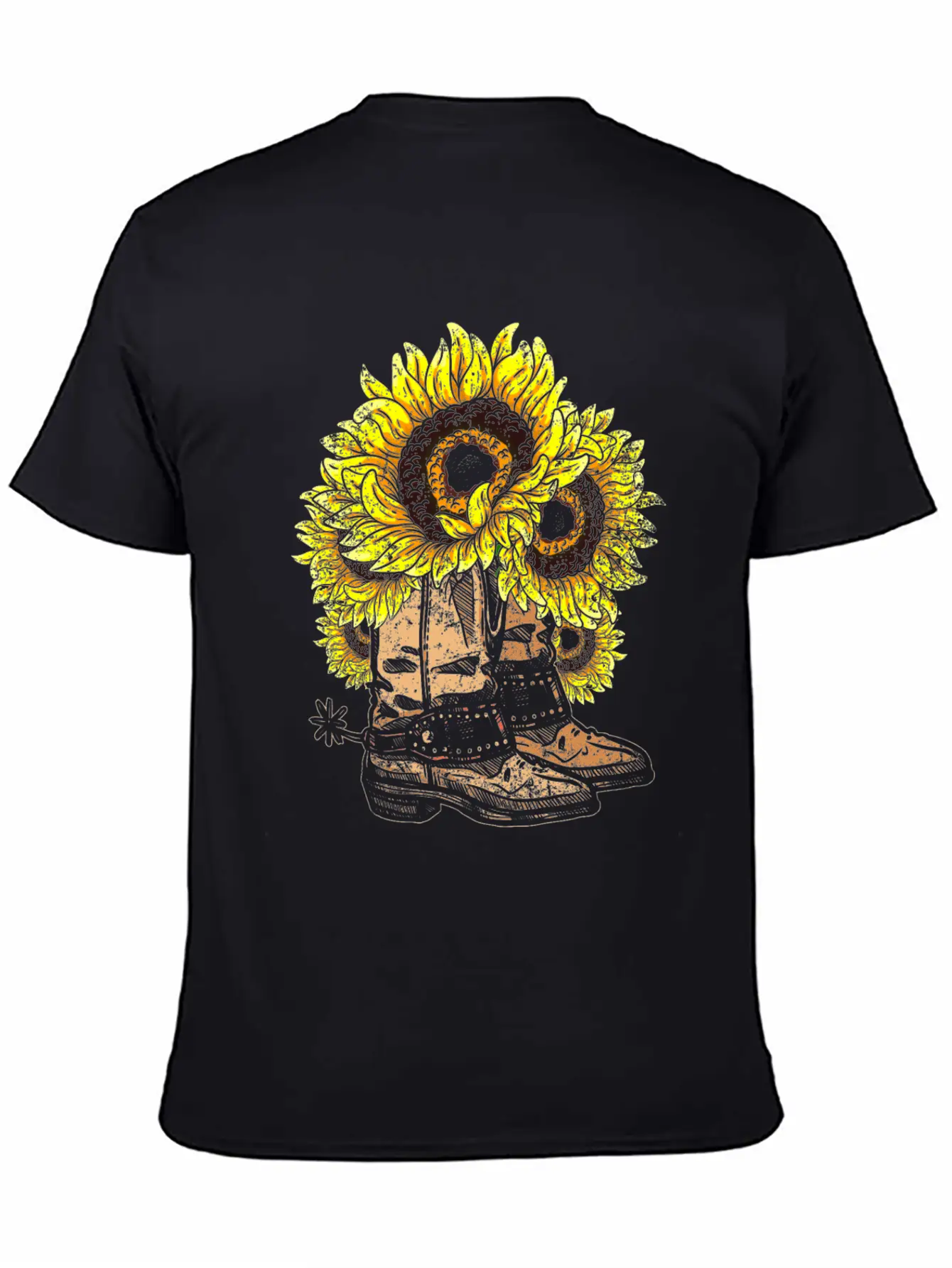 Sunflower Basic Graphic T-Shirt – Daily Comfort In Soft Cotton
