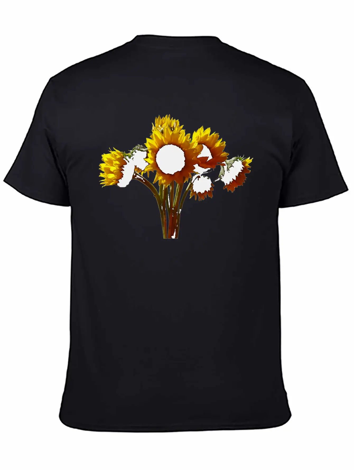 Sunflower Bouquet Unisex Casual T-Shirt – Clean Design For Daily Comfort