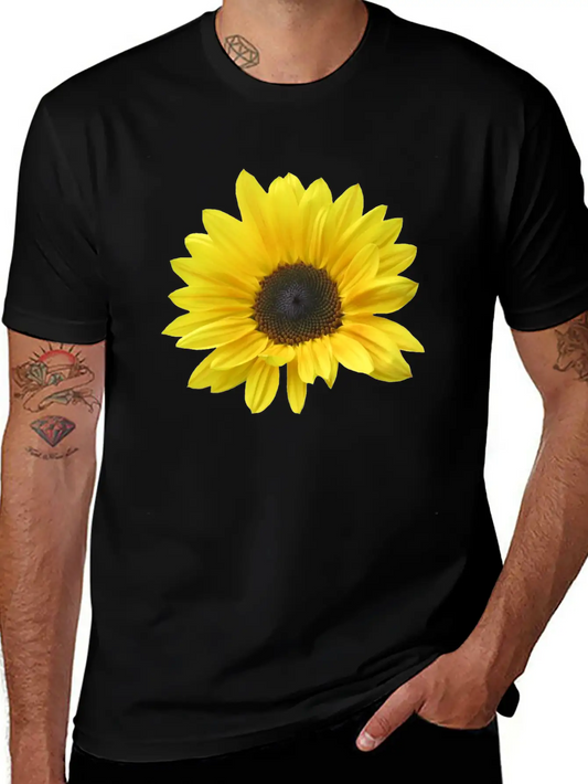 Sunflower, Sunflowers, Bloom, Floral, Flowery Unisex Casual T-Shirt – Clean Design For Daily Comfort