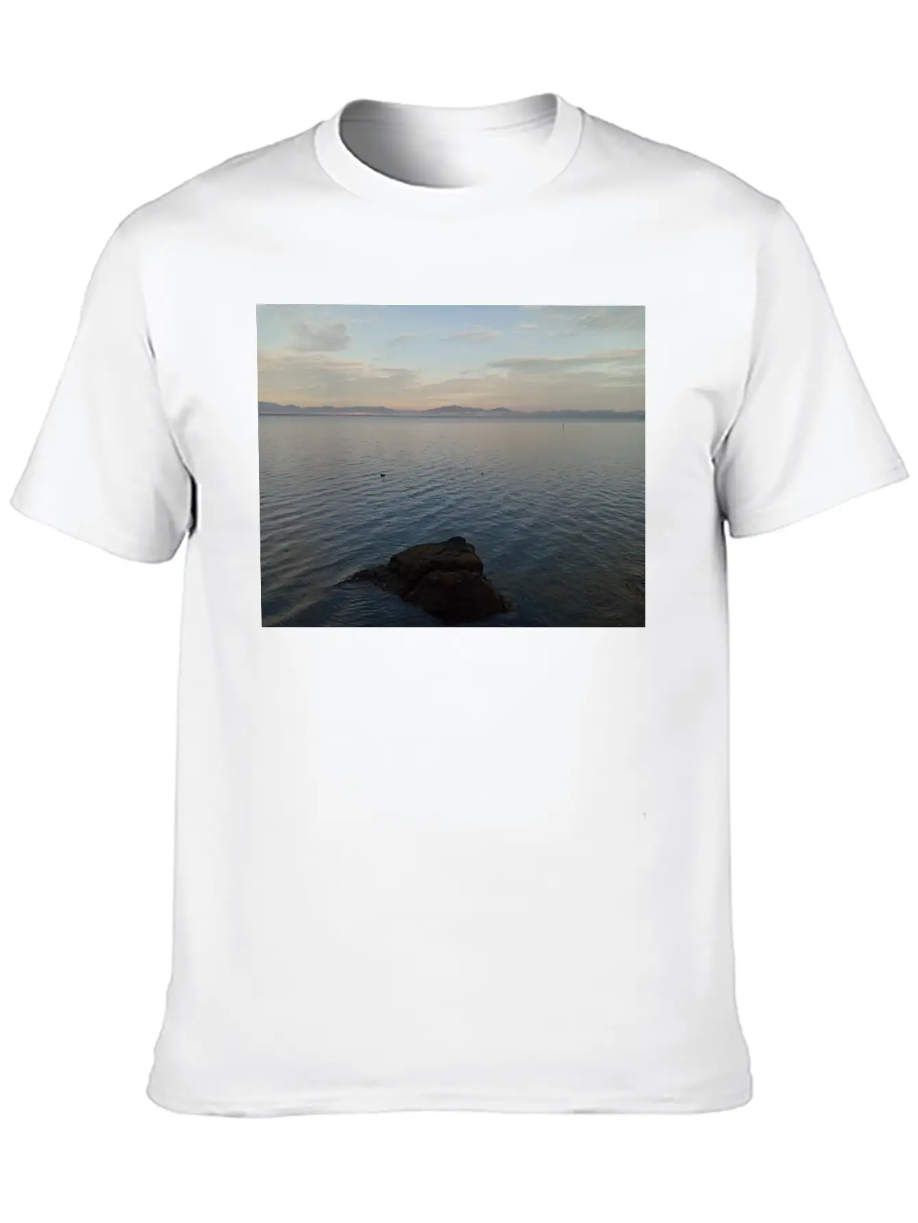 Sunrise Lightweight Cotton T-Shirt – Daily Comfort Graphic Shirt