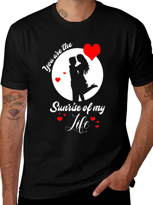 Sunrise Love Life Unisex Casual T-Shirt – Clean Design For Daily Comfort