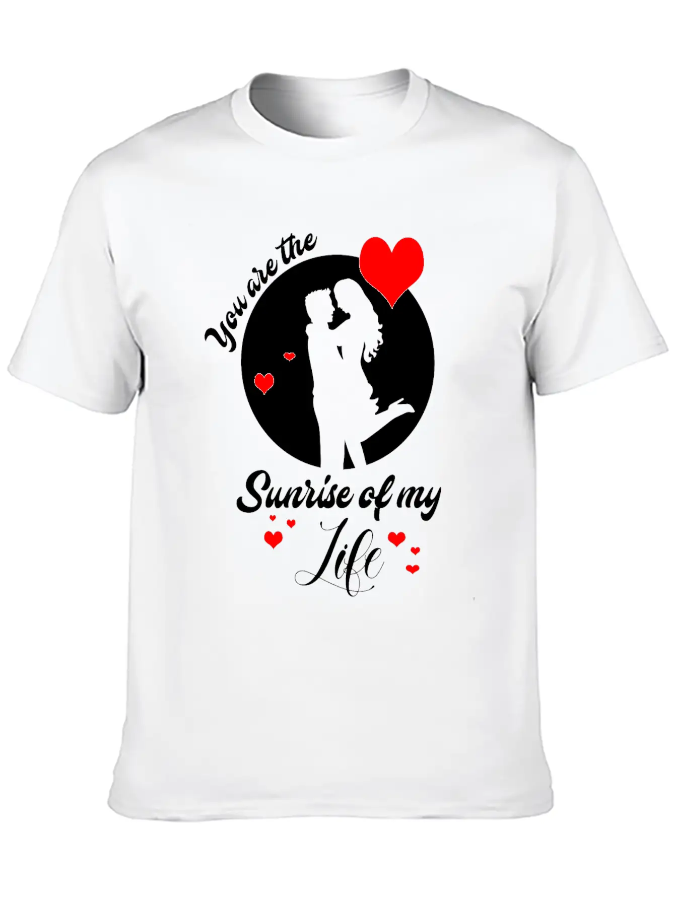 Sunrise Love Life Unisex Casual T-Shirt – Clean Design For Daily Comfort