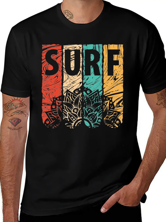 SURF Lightweight Cotton T-Shirt – Daily Comfort Graphic Shirt